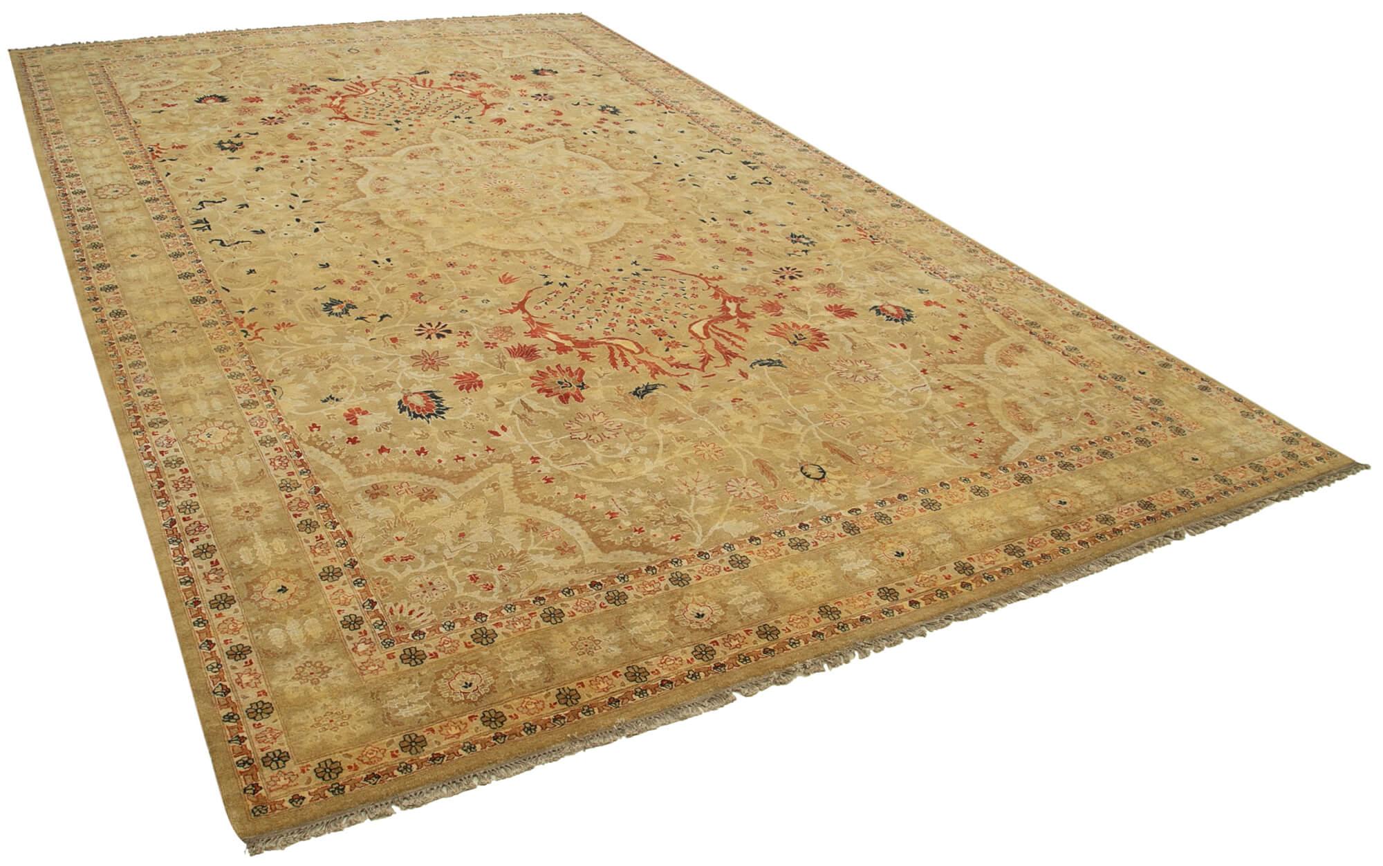 11 x 17 Beige Oushak Rug - 4189