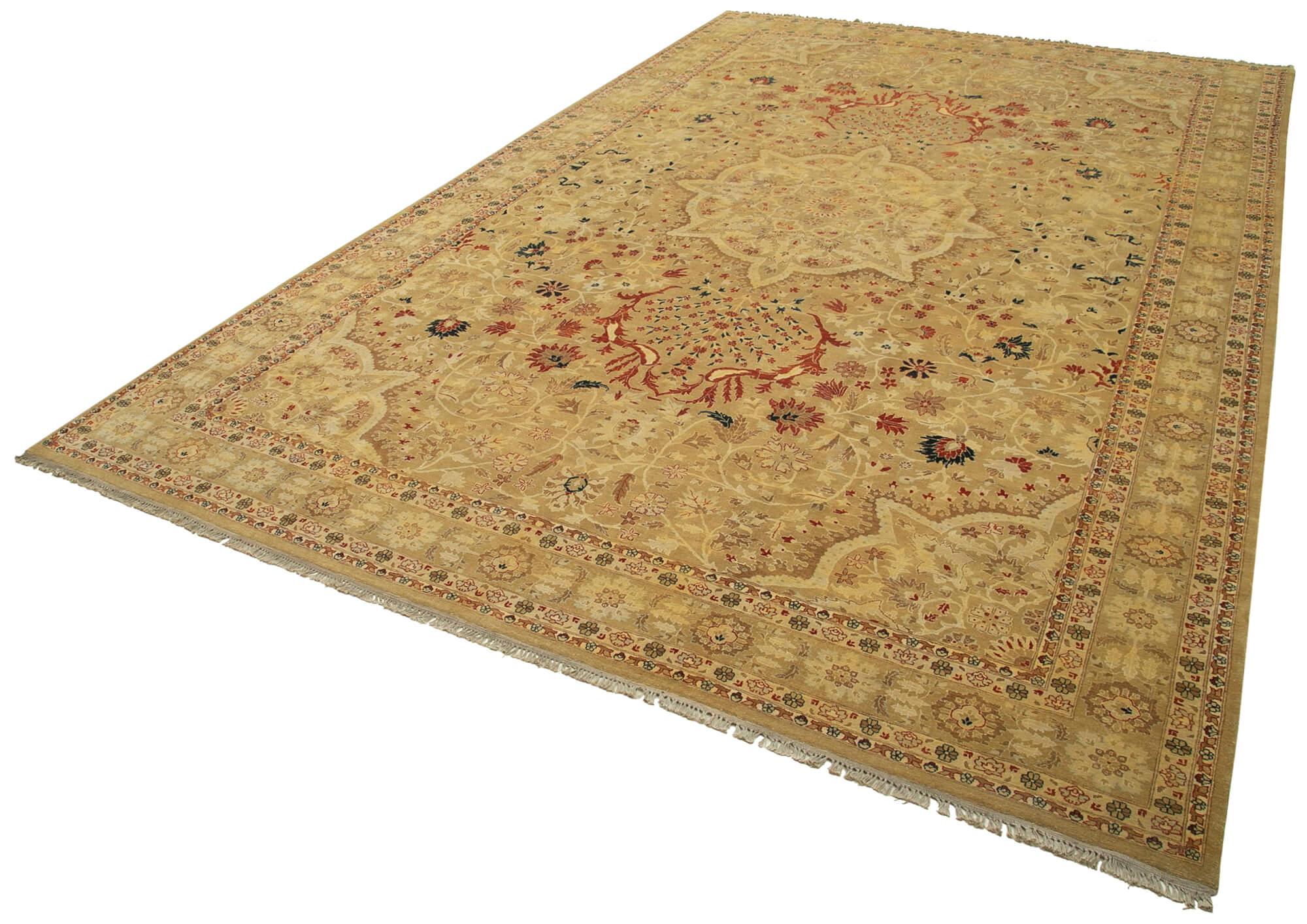 11 x 17 Beige Oushak Rug - 4189