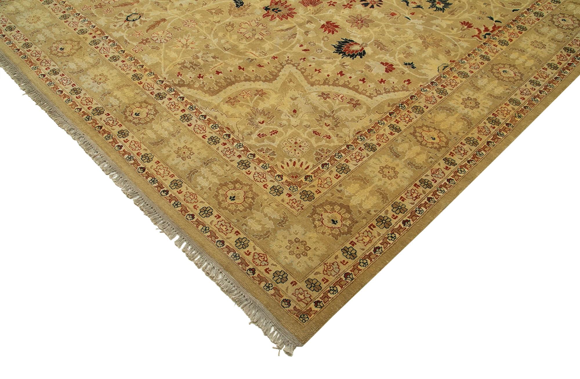 11 x 17 Beige Oushak Rug - 4189