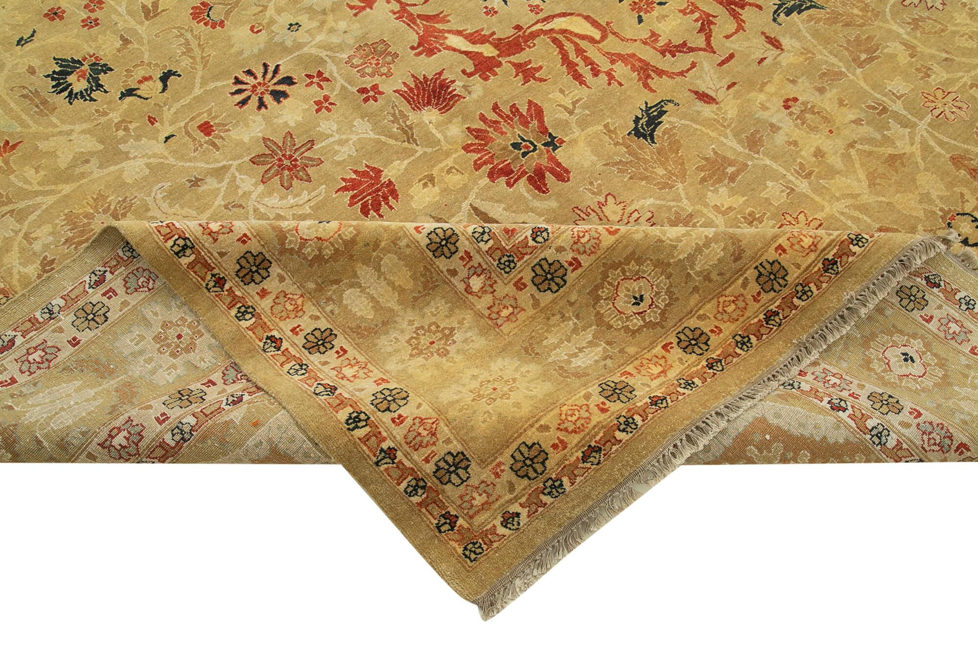 11 x 17 Beige Oushak Rug - 4189