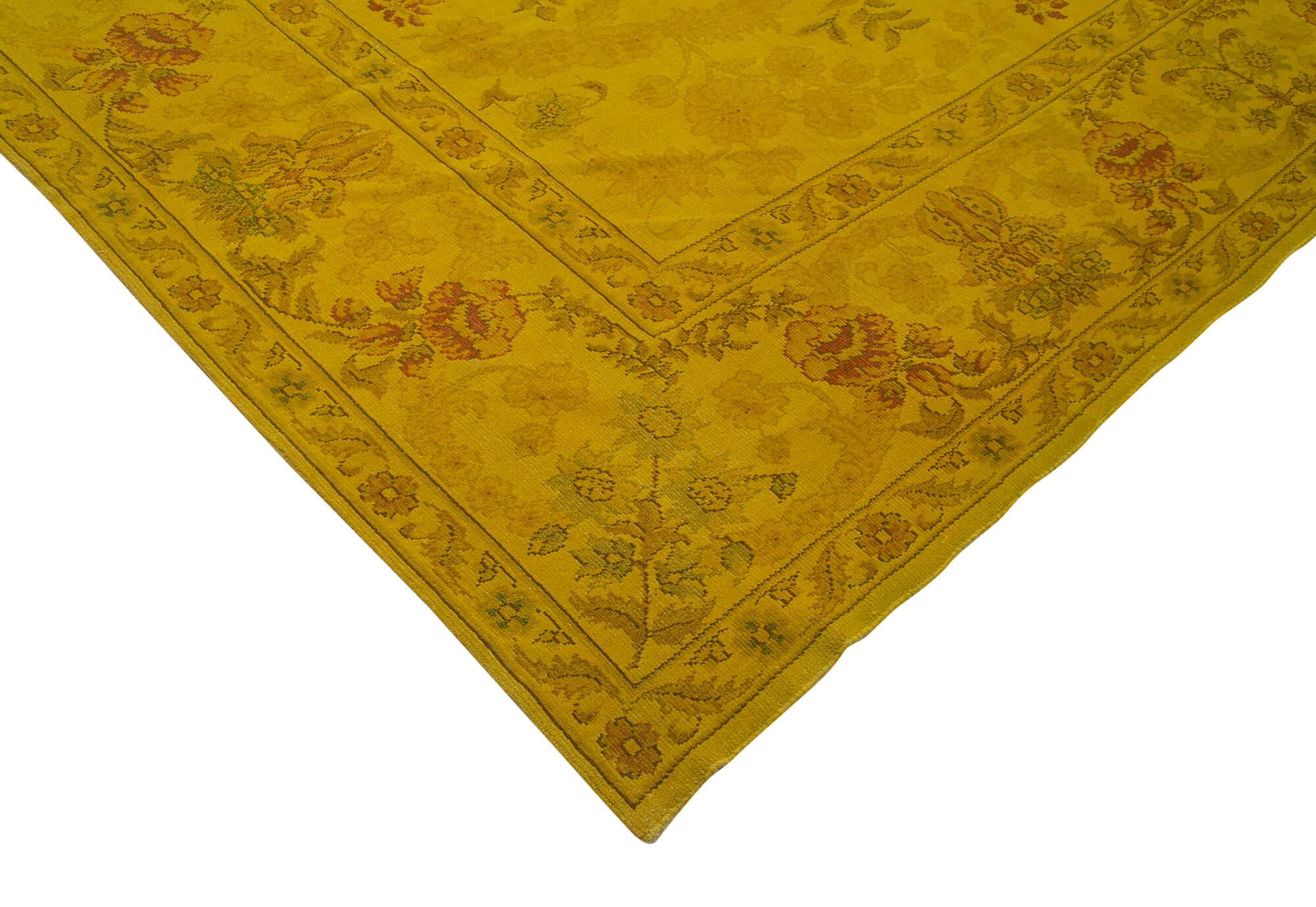 12 x 16 Yellow Oushak Rug - 4192