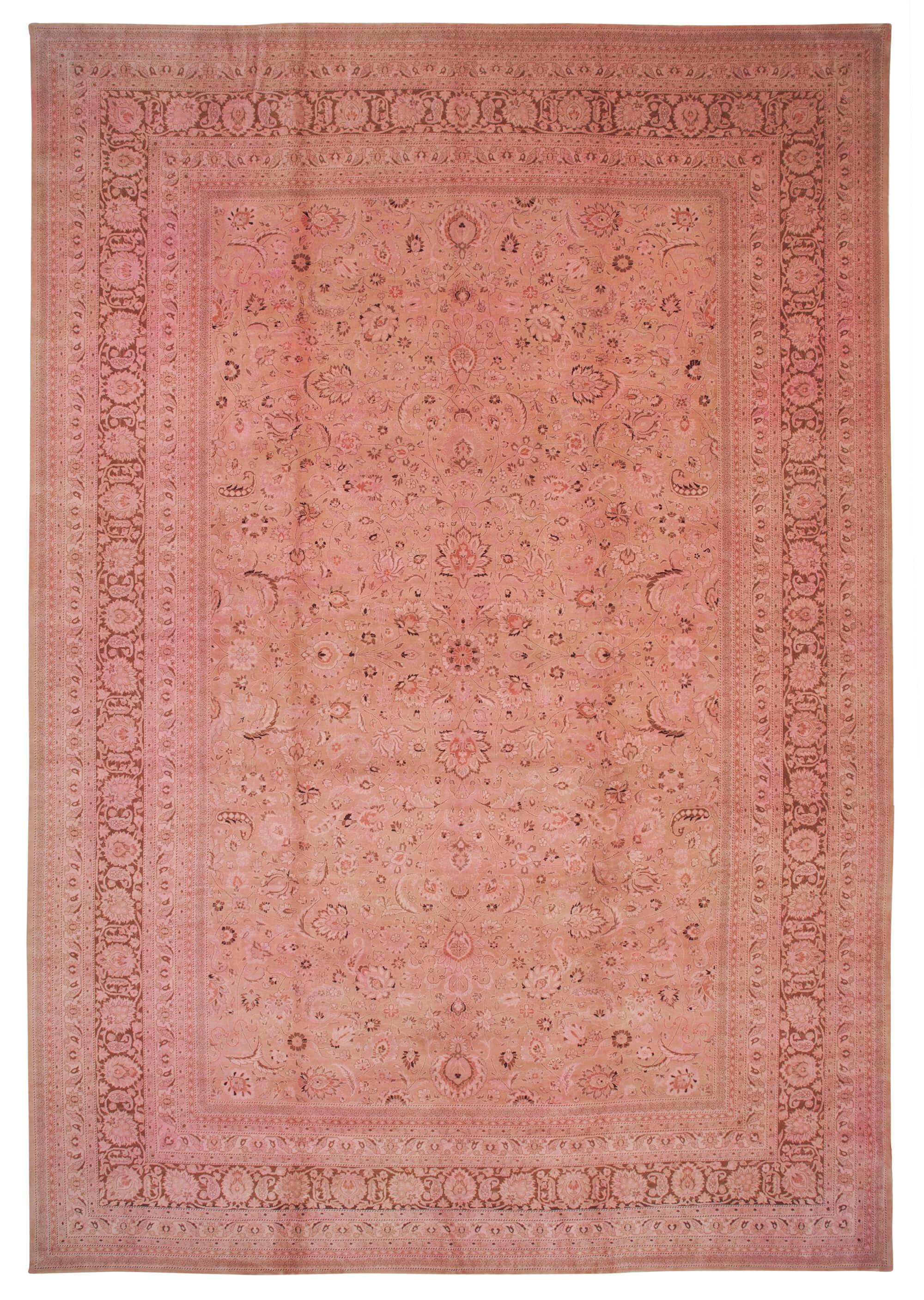 13 x 19 Pink Oushak Rug - 4194