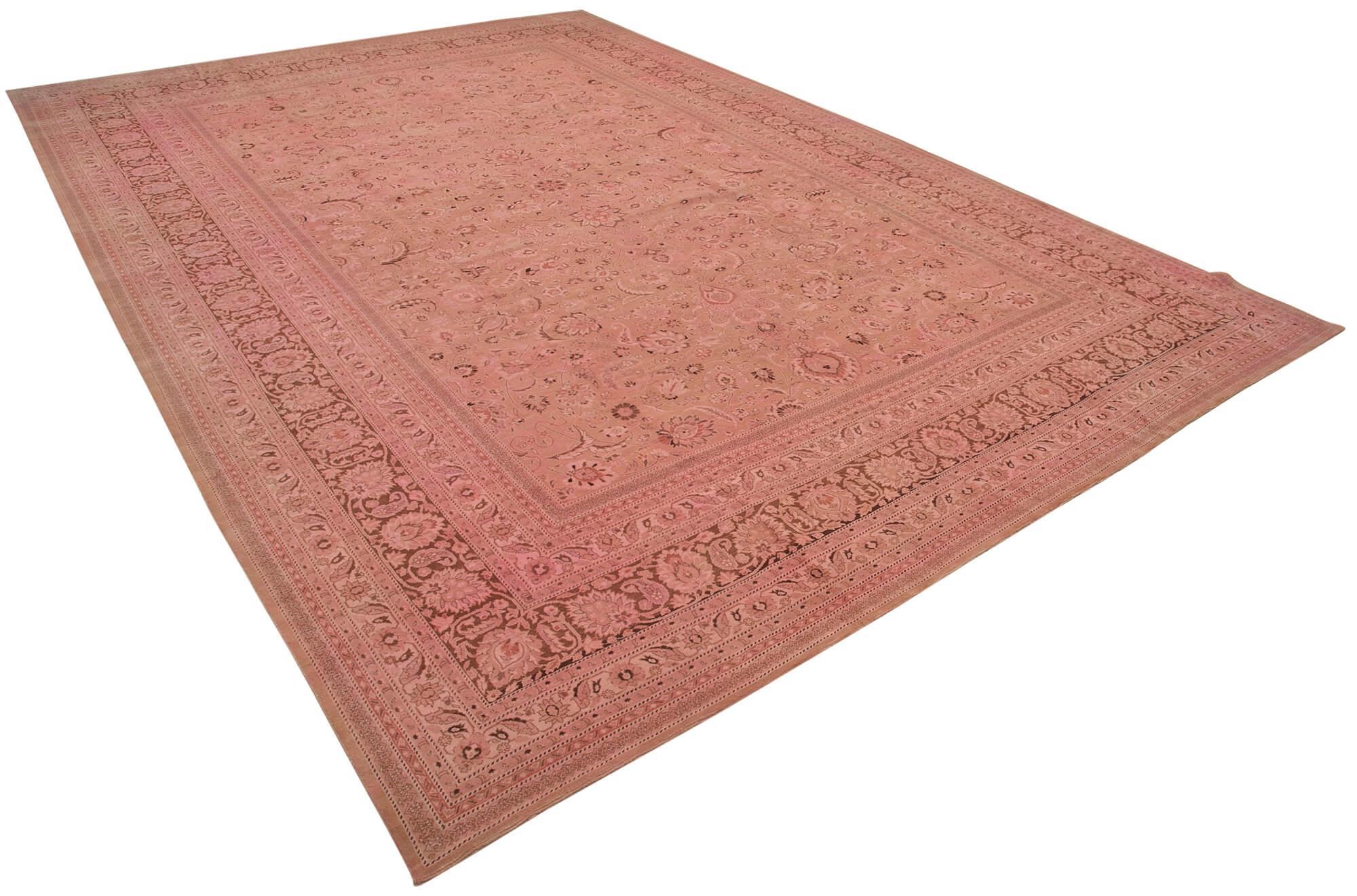 13 x 19 Pink Oushak Rug - 4194