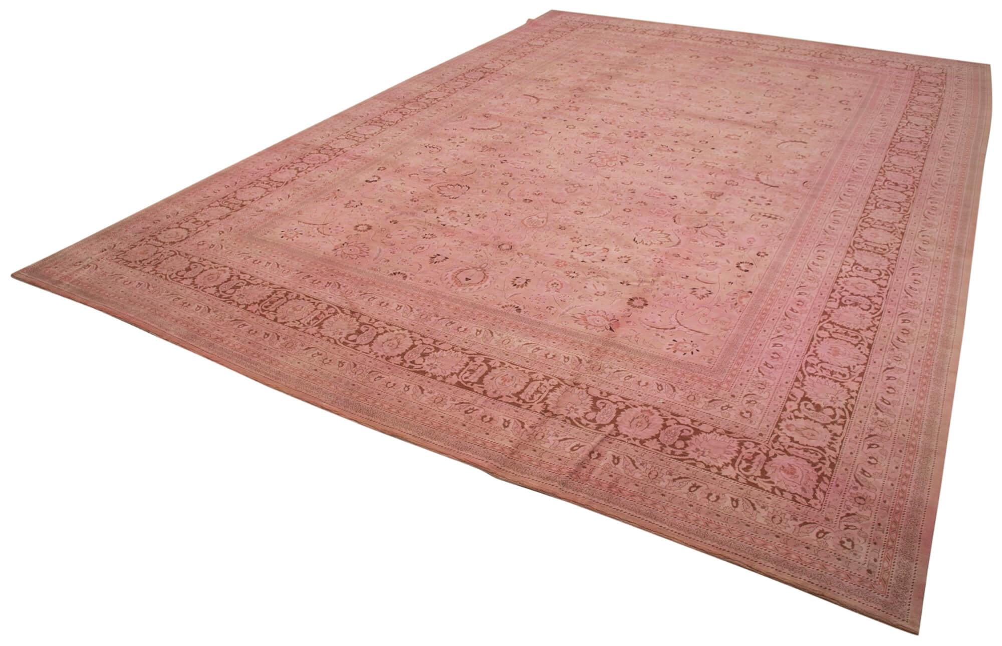 13 x 19 Pink Oushak Rug - 4194