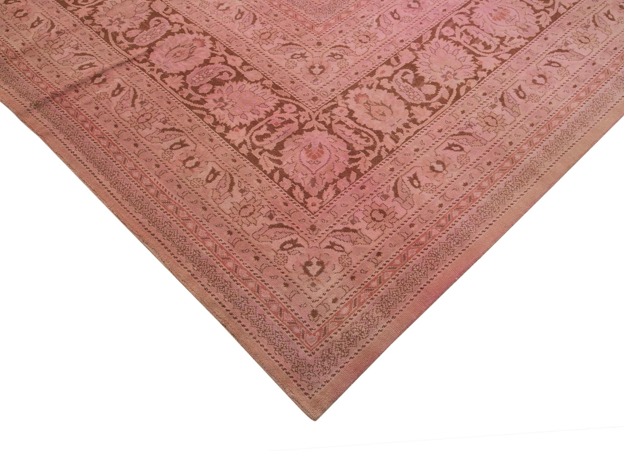 13 x 19 Pink Oushak Rug - 4194