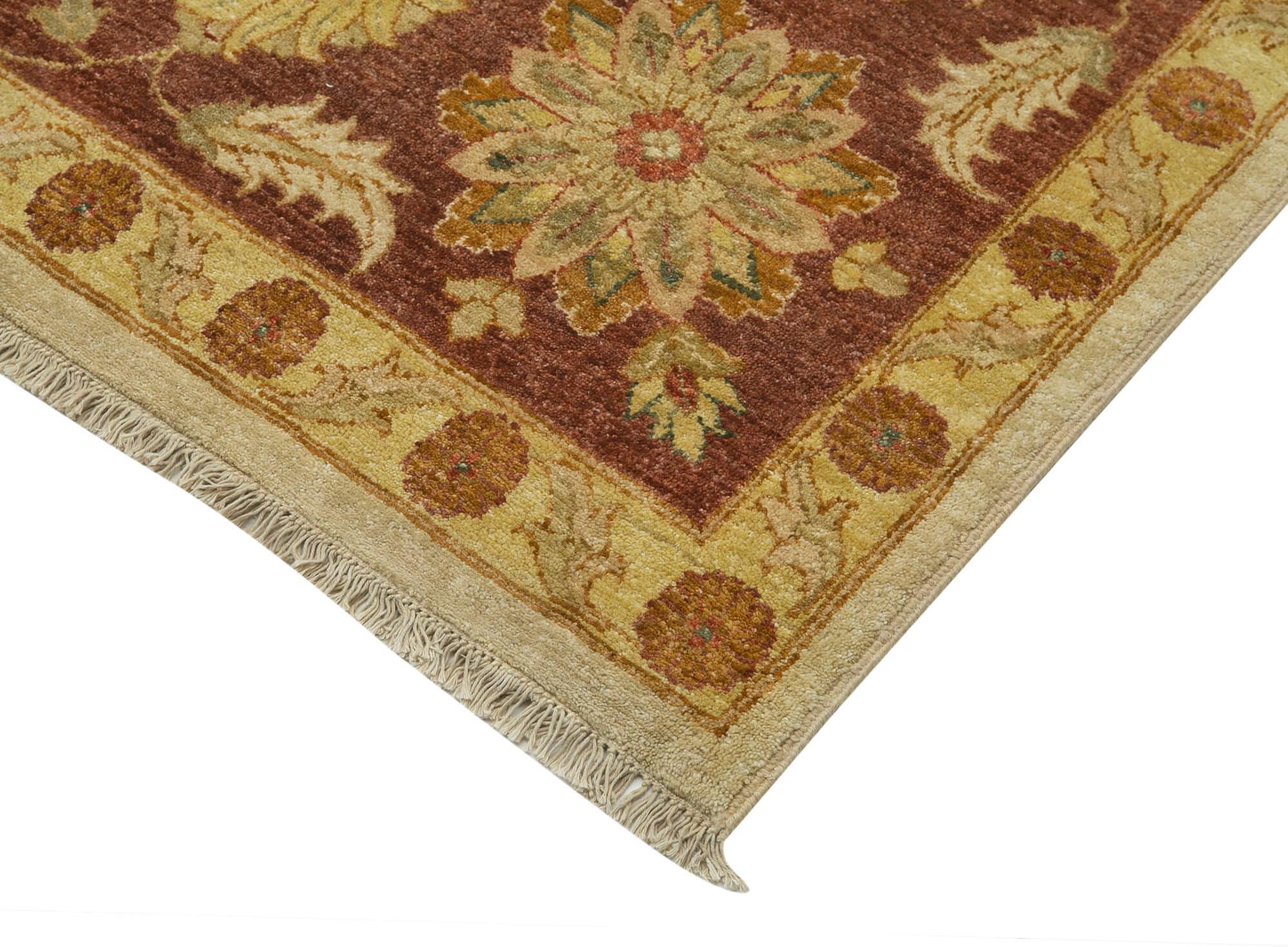 12 x 18 Beige Oushak Rug - 4200