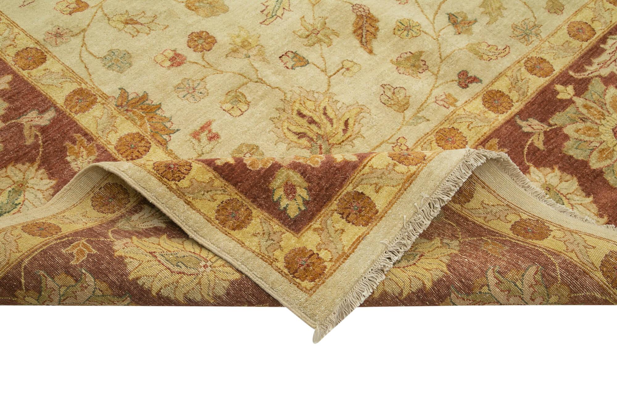 12 x 18 Beige Oushak Rug - 4200