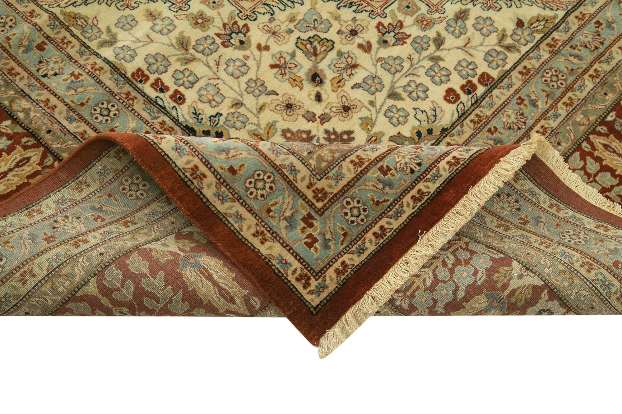 12 x 17 Beige Oushak Rug - 4201