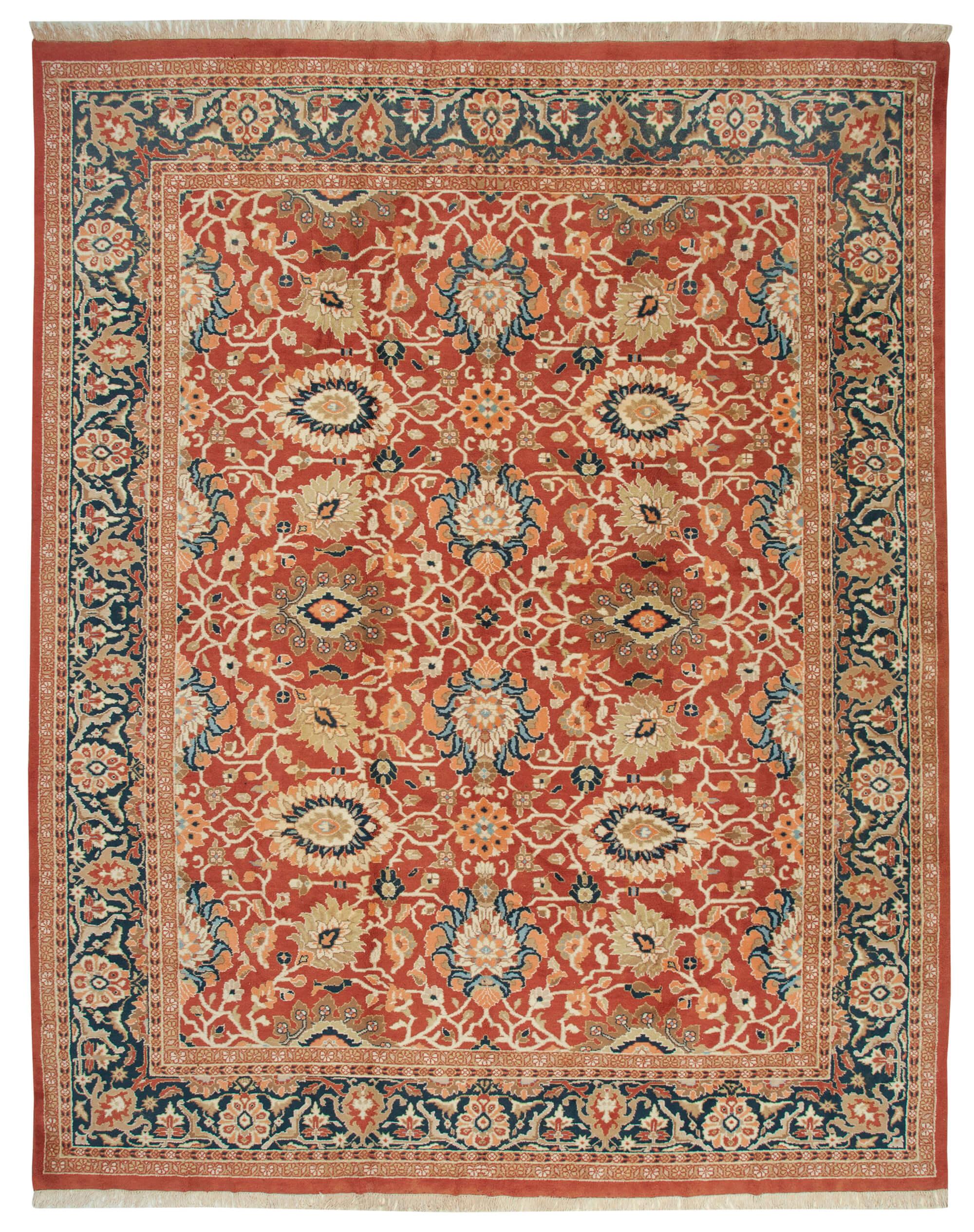 12 x 16 Red Oushak Rug - 4202