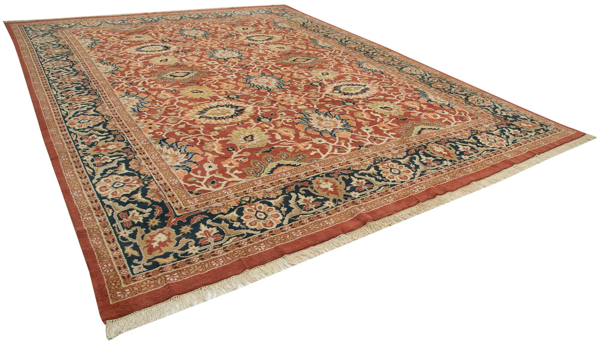 12 x 16 Red Oushak Rug - 4202