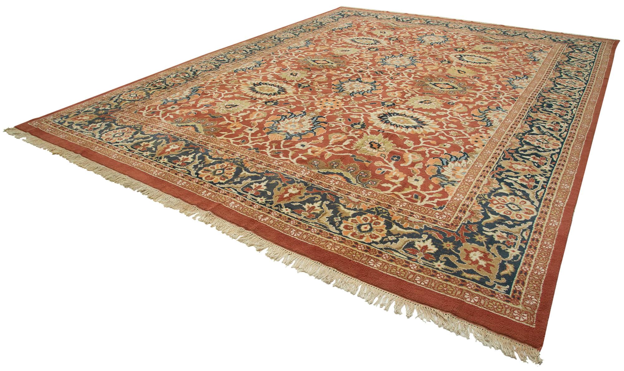 12 x 16 Red Oushak Rug - 4202