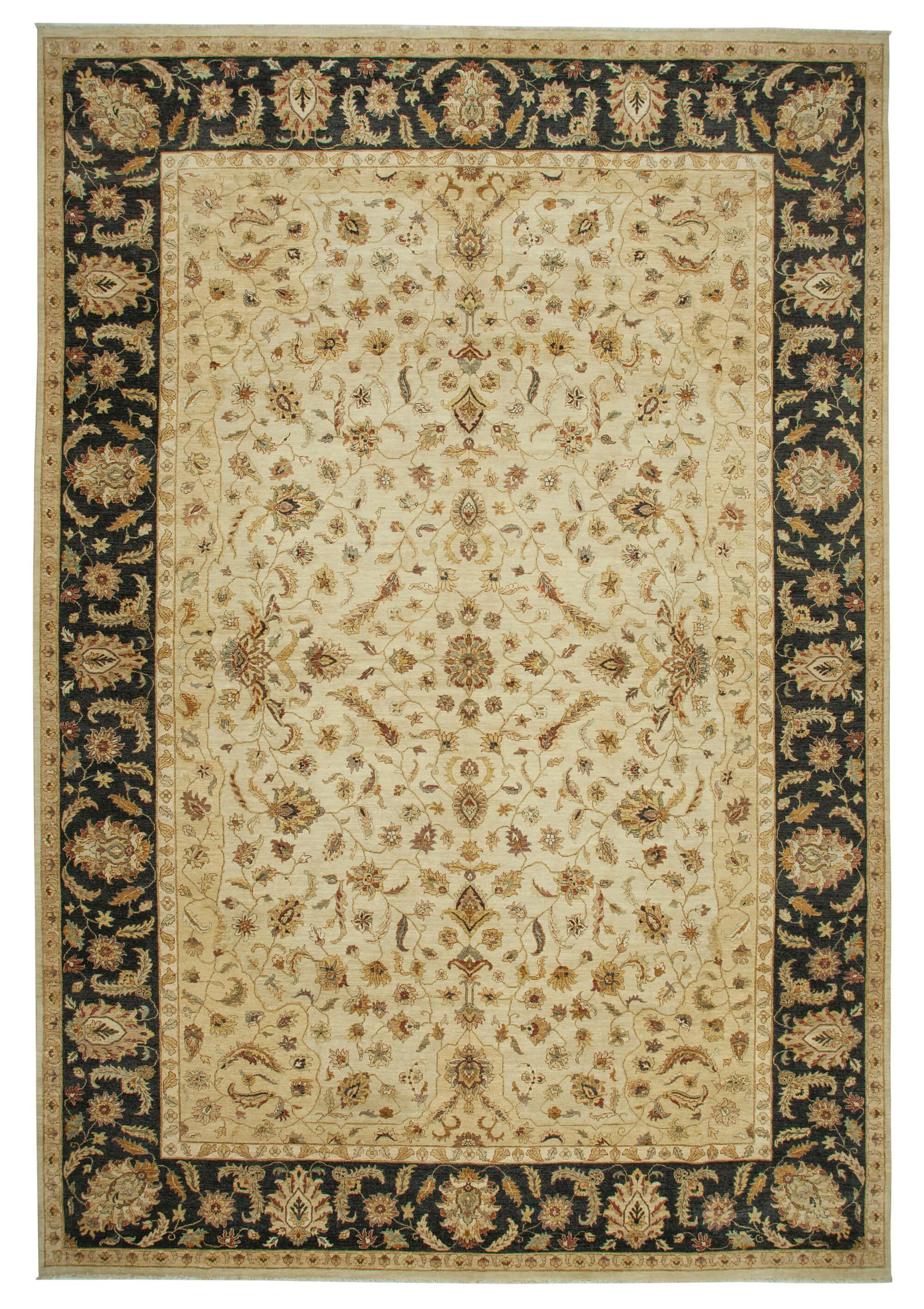 14 x 20 Beige Oushak Rug - 4204