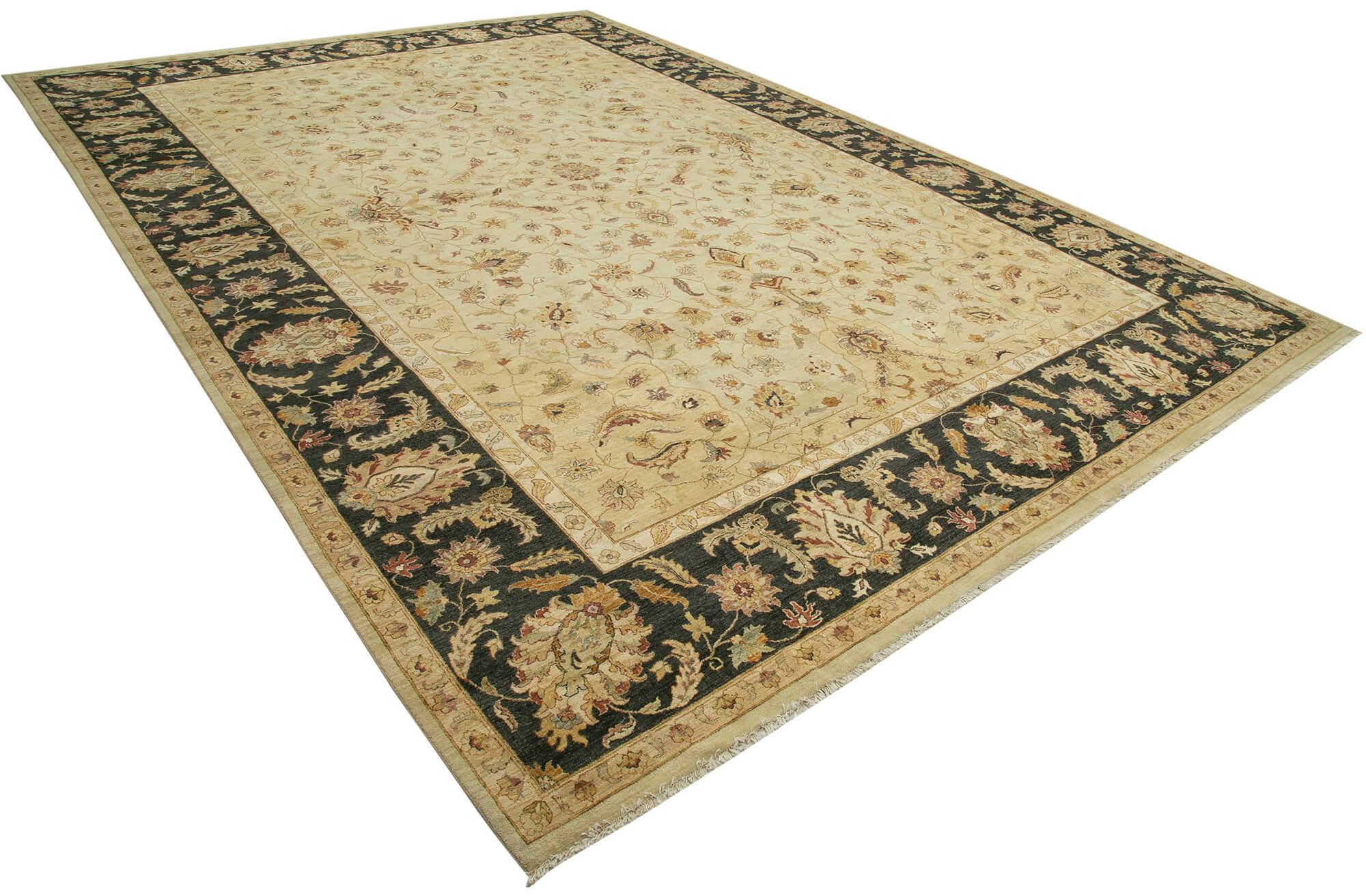 14 x 20 Beige Oushak Rug - 4204