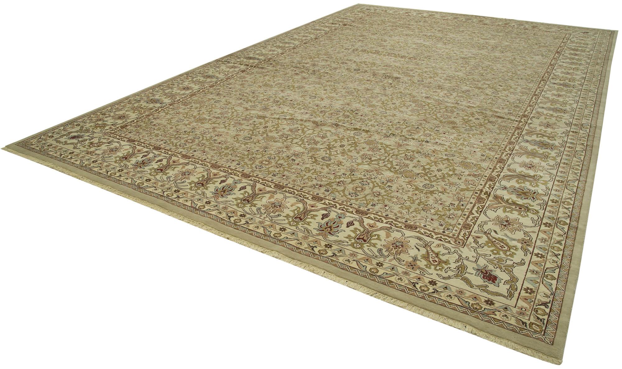 12 x 18 Beige Oushak Rug - 4205