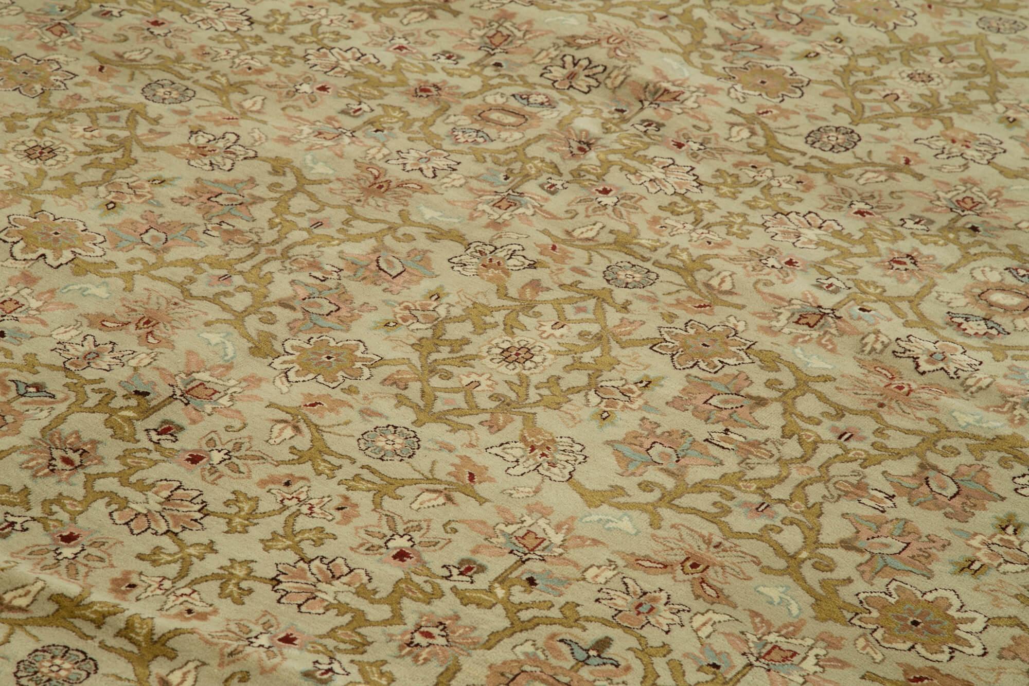 12 x 18 Beige Oushak Rug - 4205