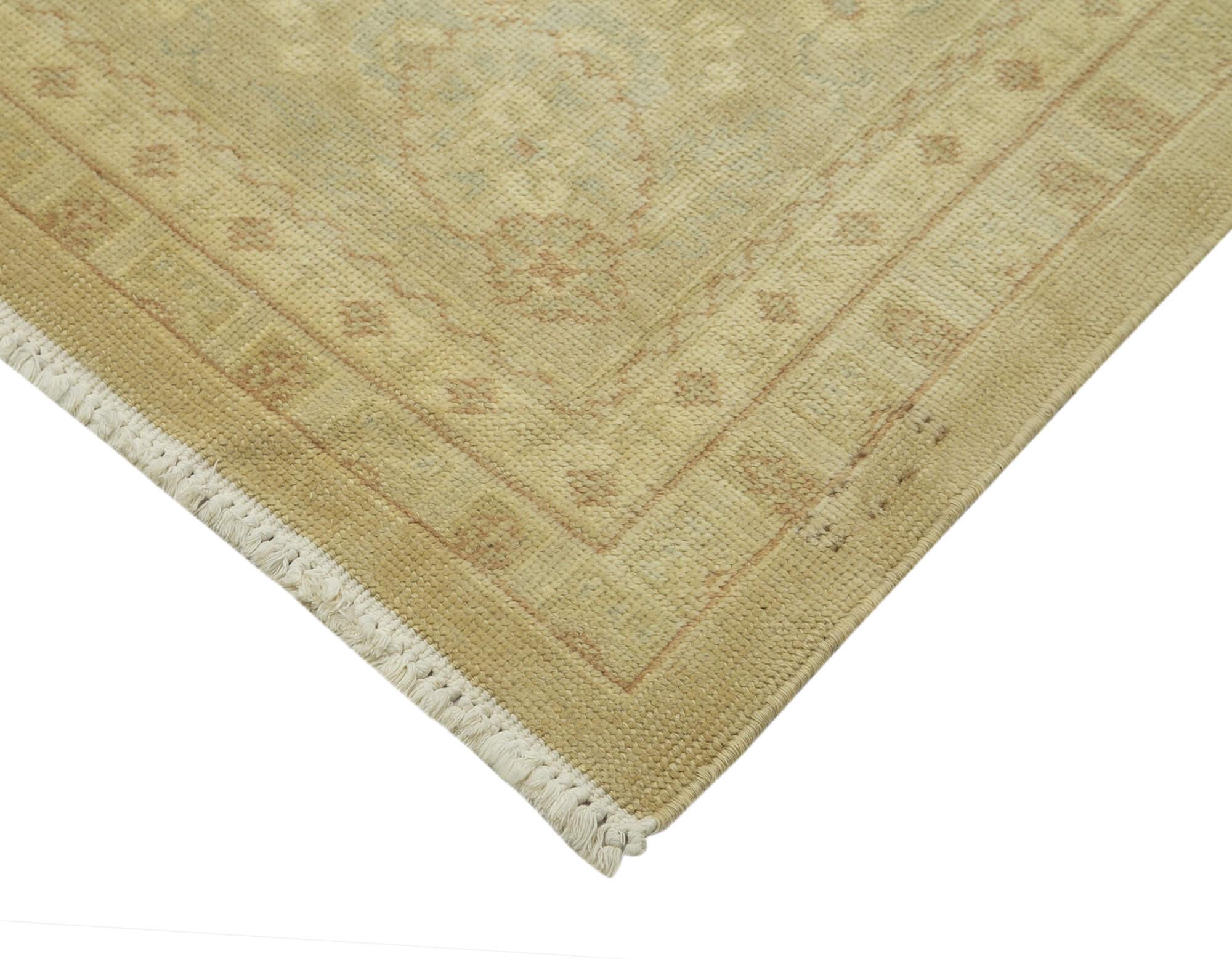 13 x 18 Beige Oushak Rug - 4207