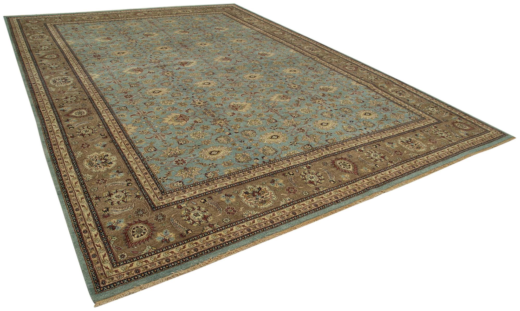 11 x 15 Brown Oushak Rug - 4209