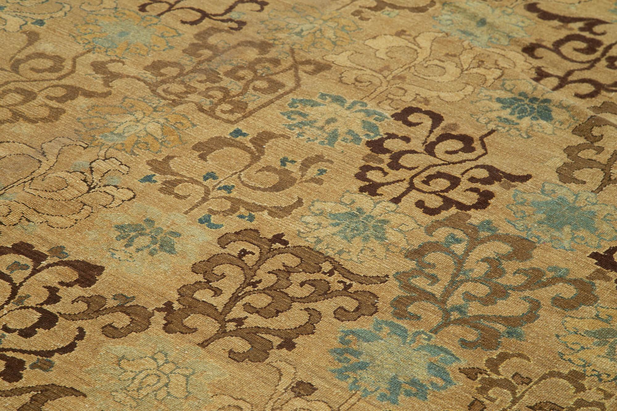 12 x 16 Beige Oushak Rug - 4212