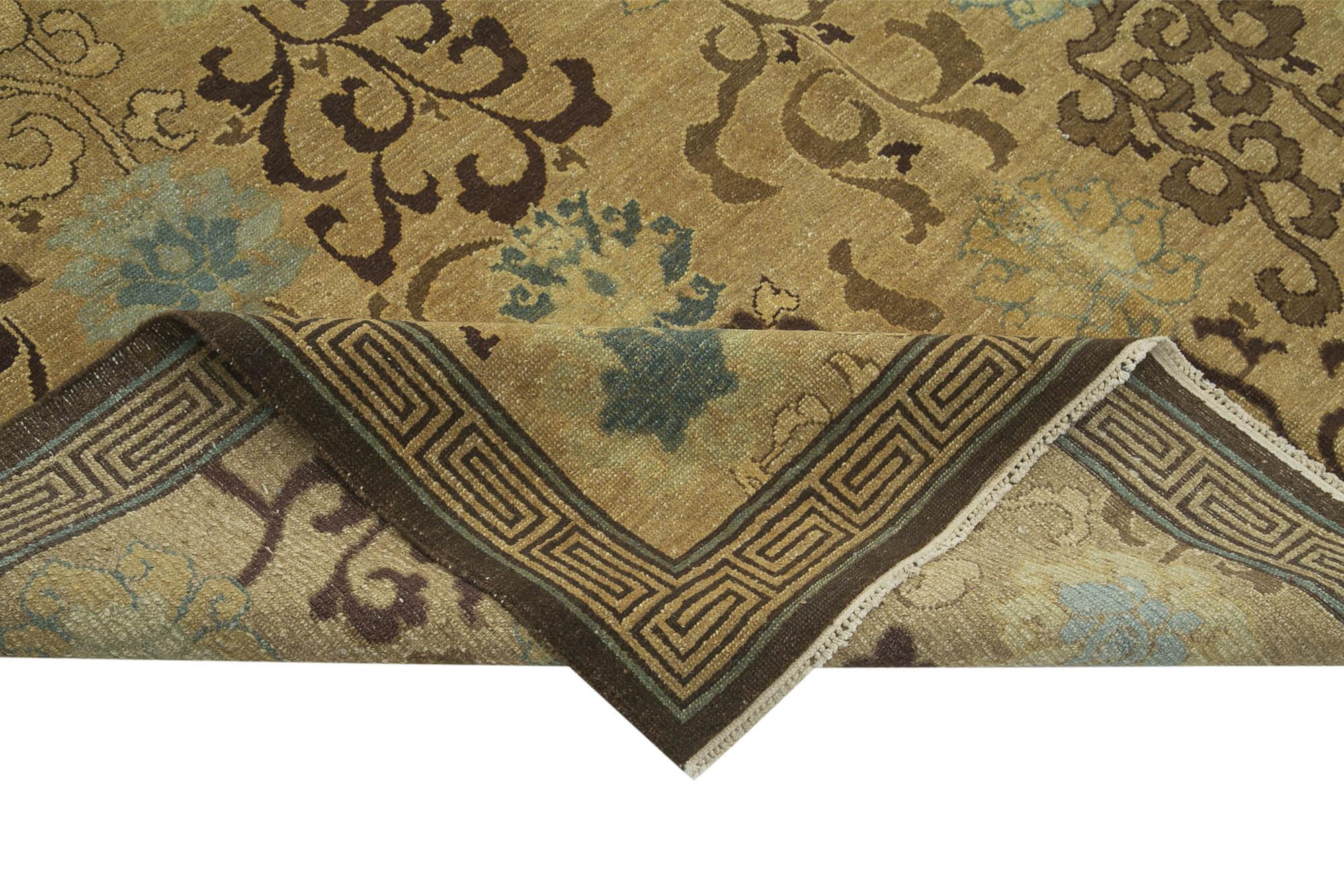 12 x 16 Beige Oushak Rug - 4212