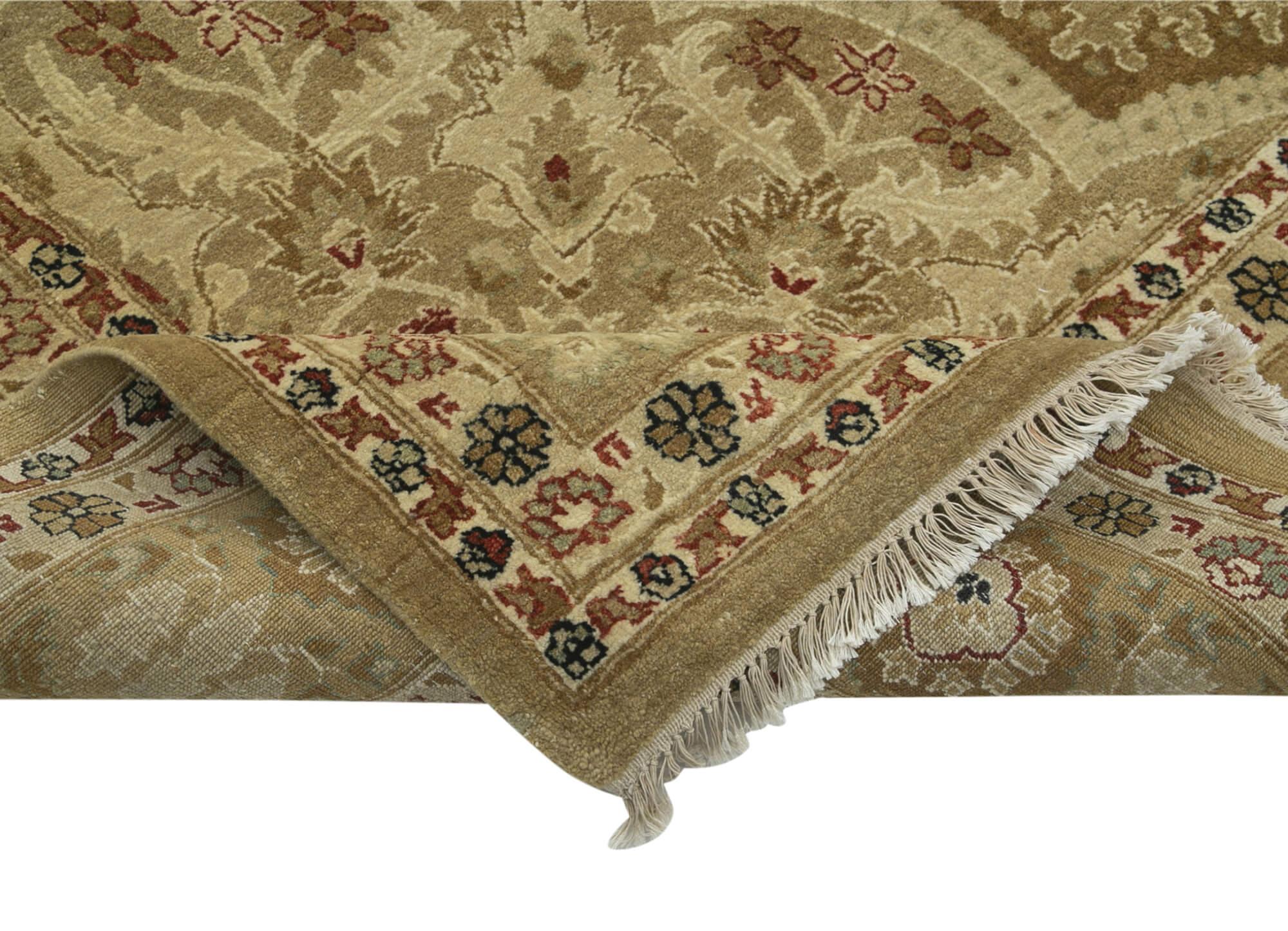 11 x 18 Beige Oushak Rug - 4218