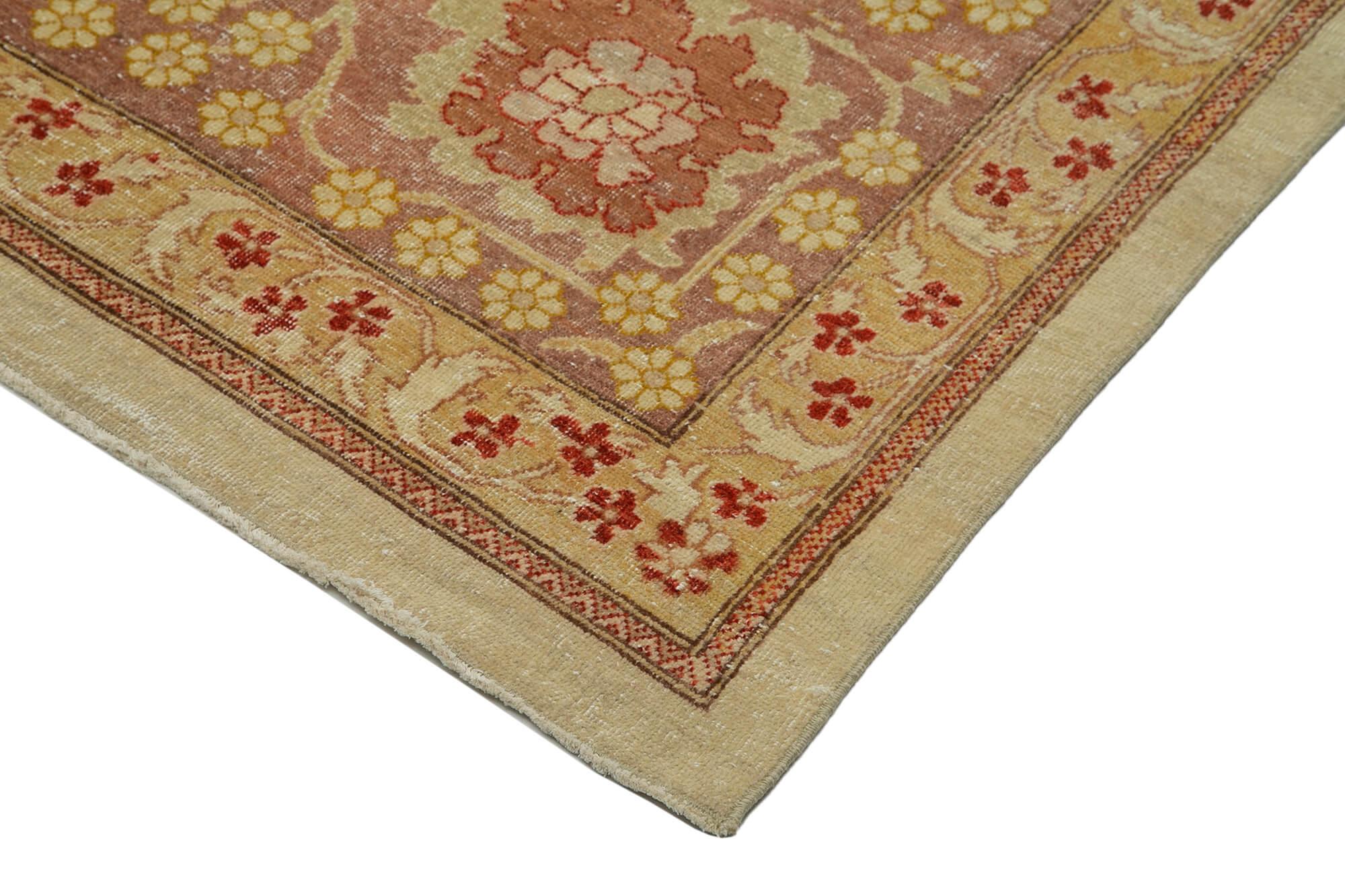 13 x 18 Beige Oushak Rug - 4223