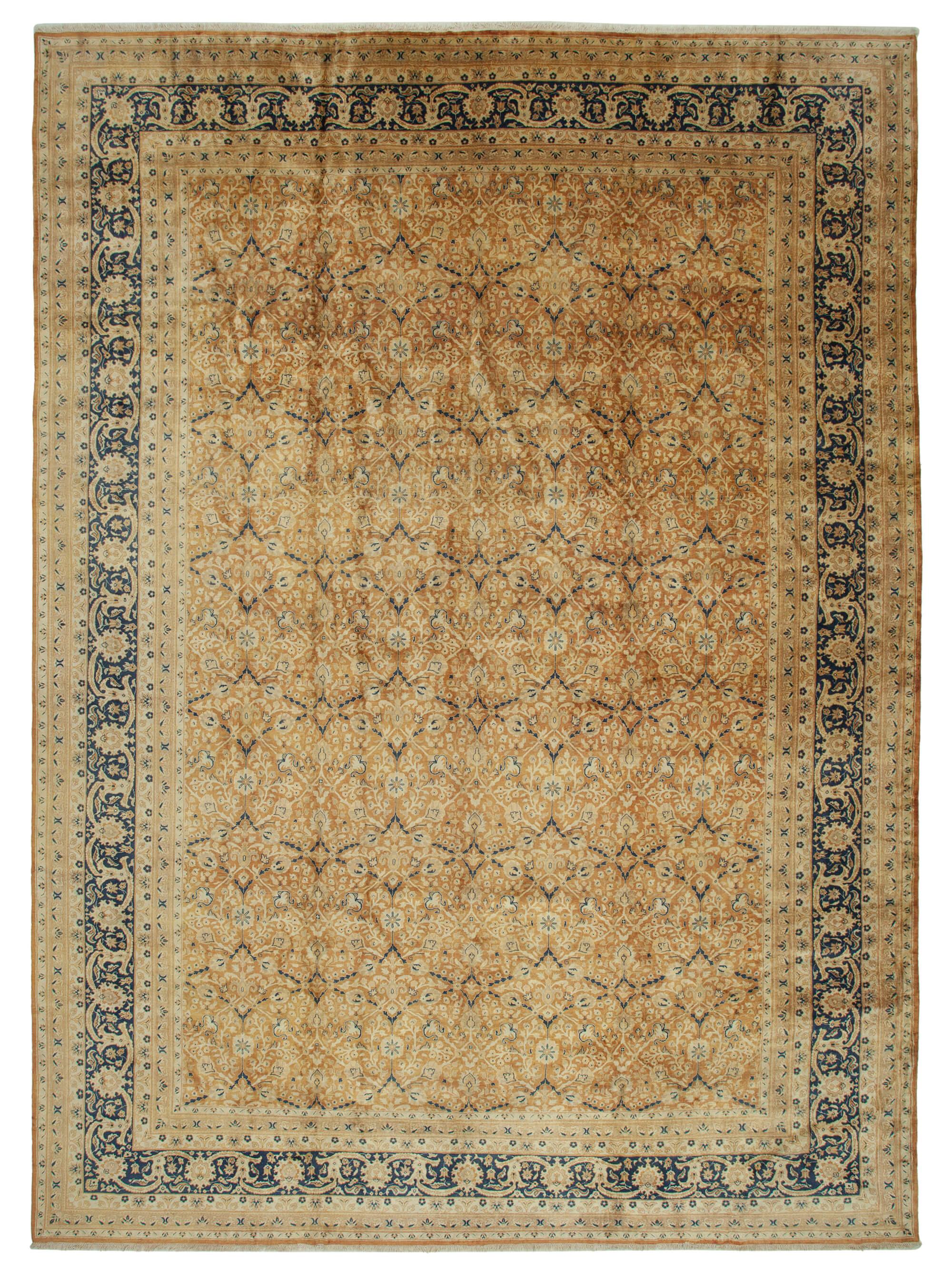 13 x 18 Orange Oushak Rug - 4226