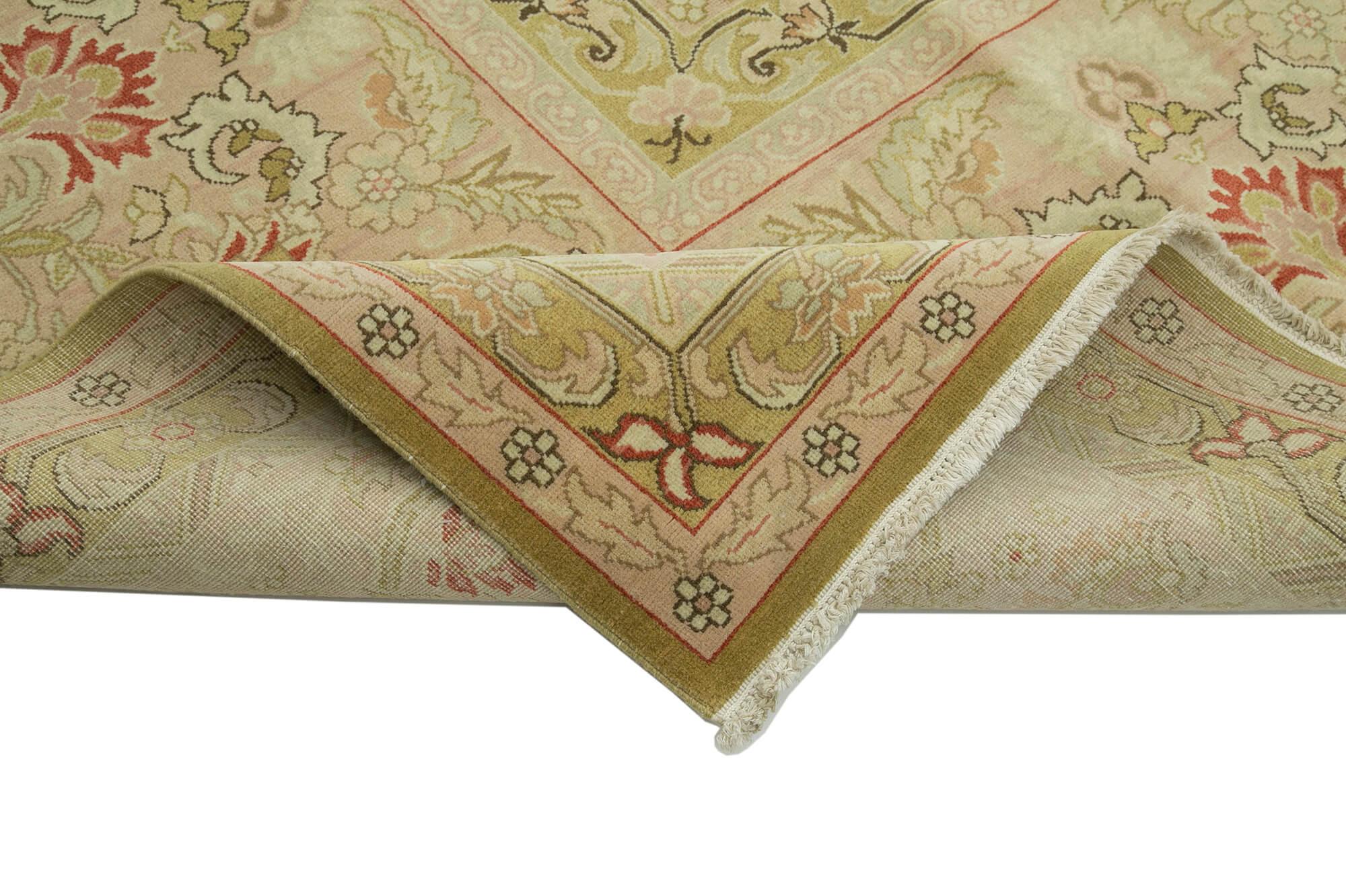 13 x 15 Beige Oushak Rug - 4227