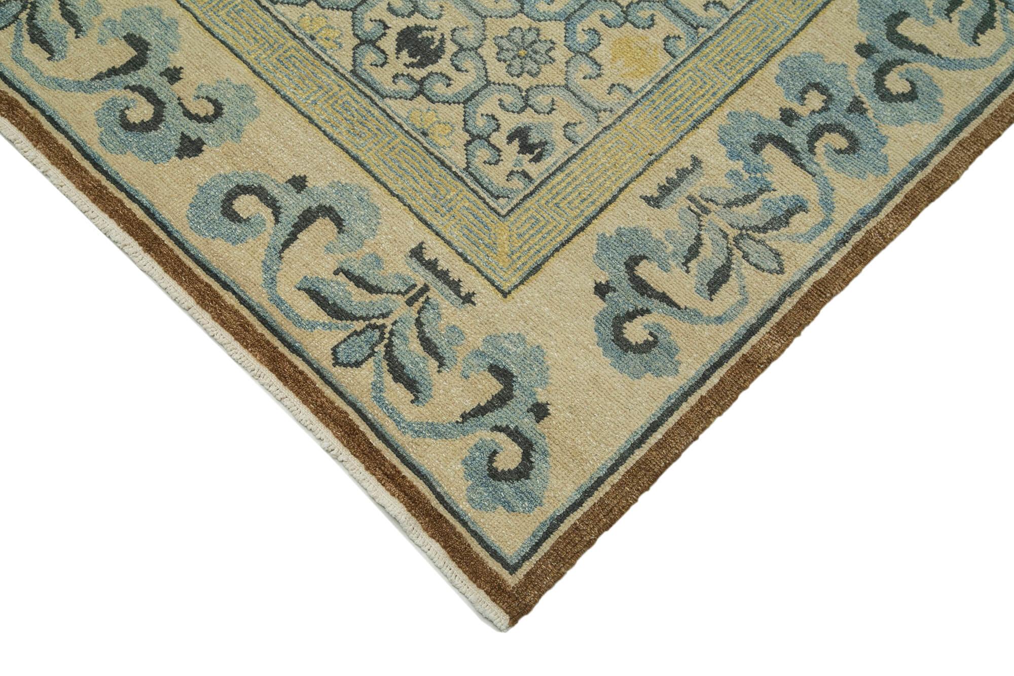 12 x 18 Beige Oushak Rug - 4228