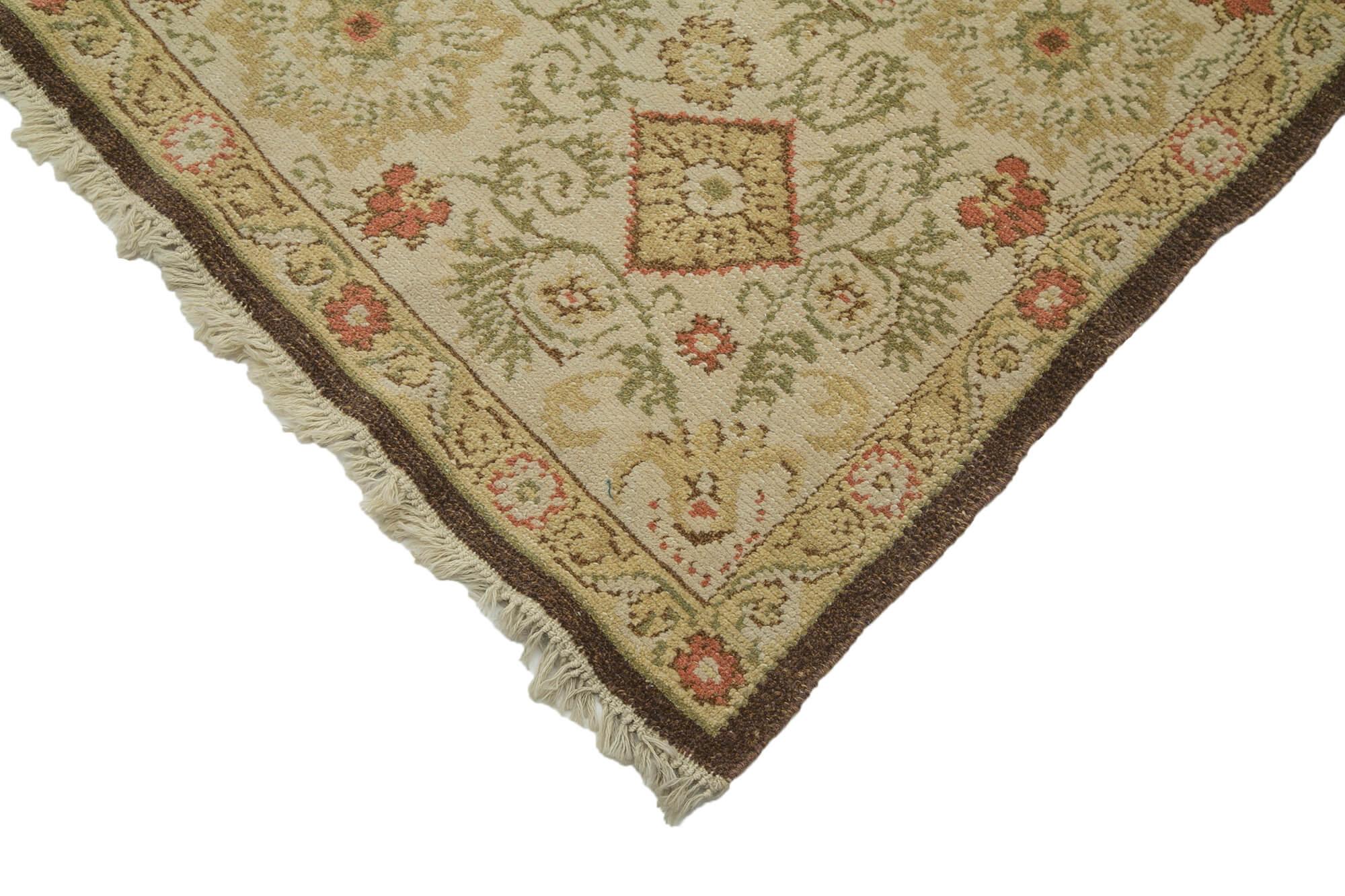 12 x 17 Beige Oushak Rug - 4229