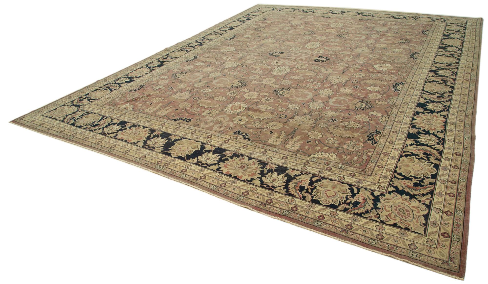 13 x 16 Beige Oushak Rug - 4233