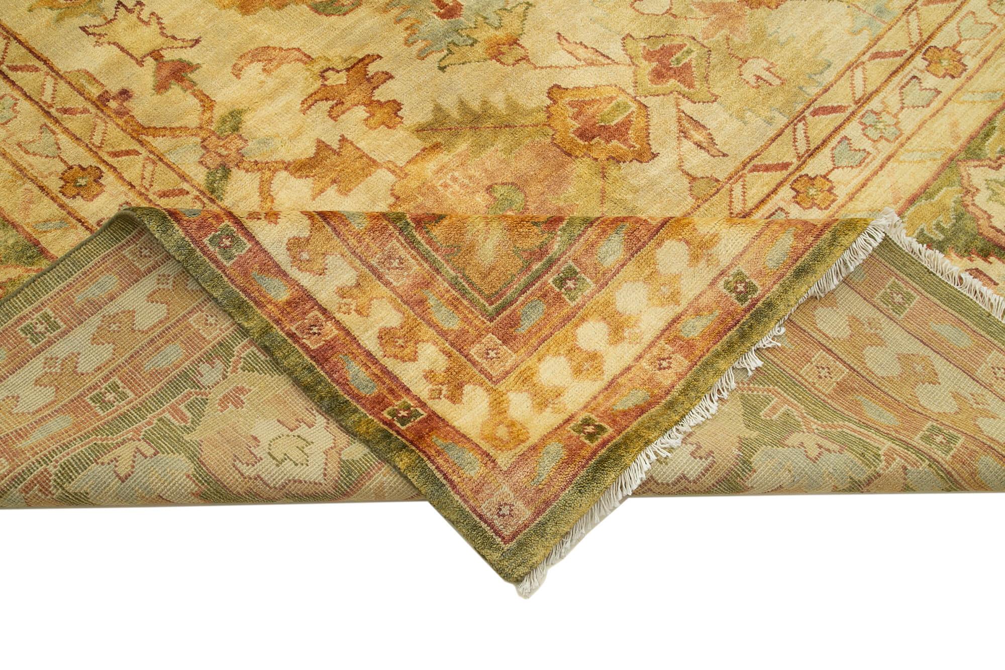 12 x 15 Beige Oushak Rug - 4235