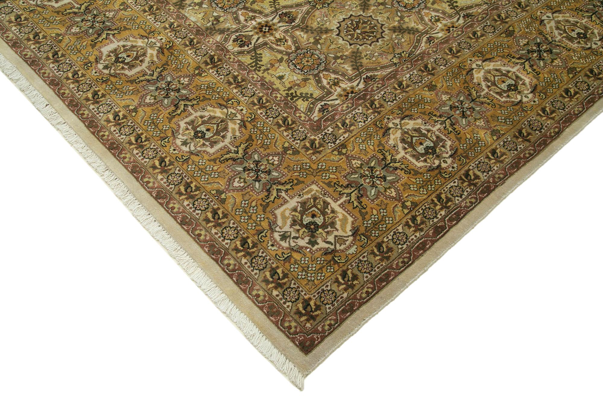 10 x 14 Beige Oushak Rug - 4237