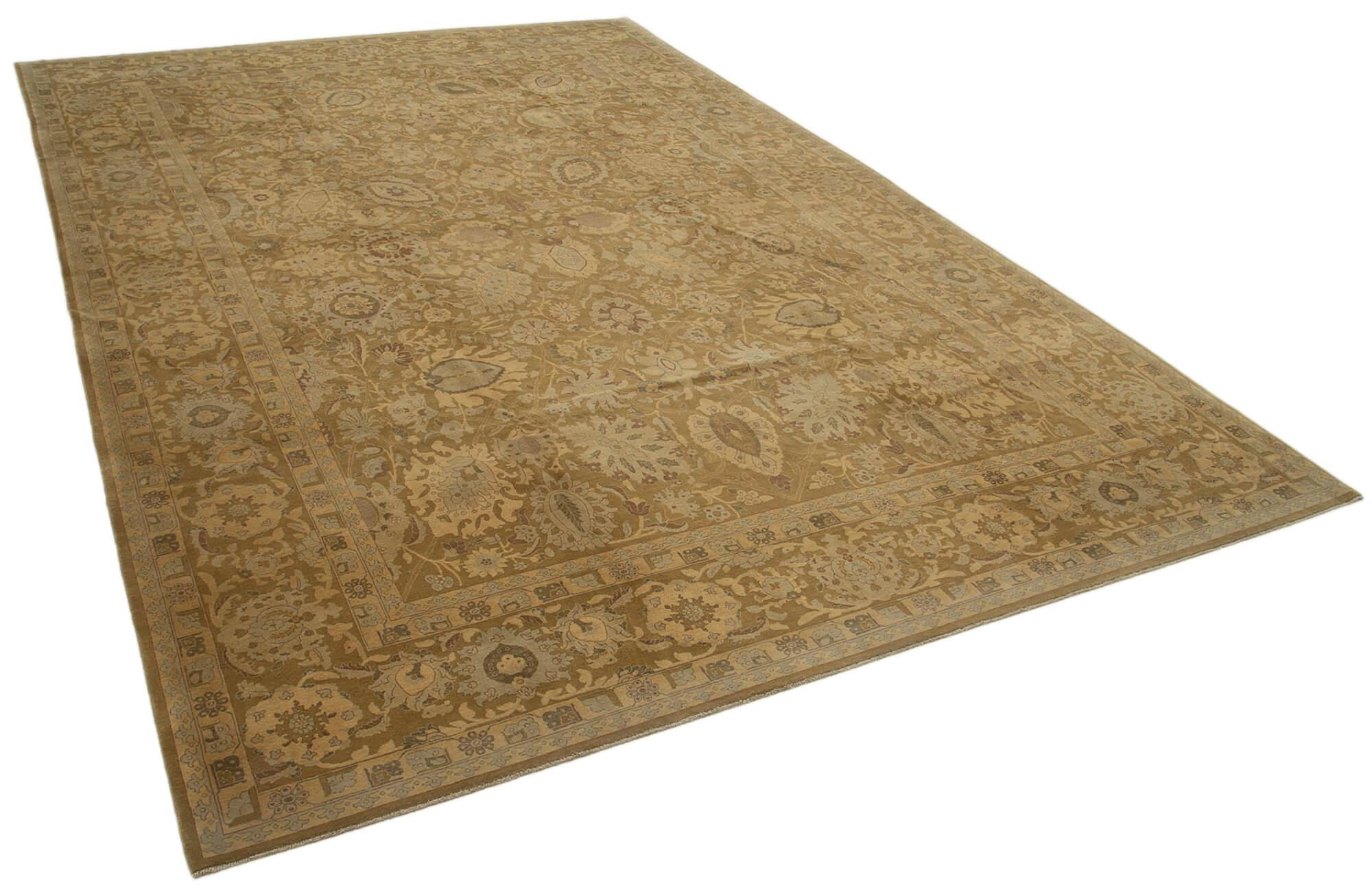 10 x 15 Brown Oushak Rug - 4239