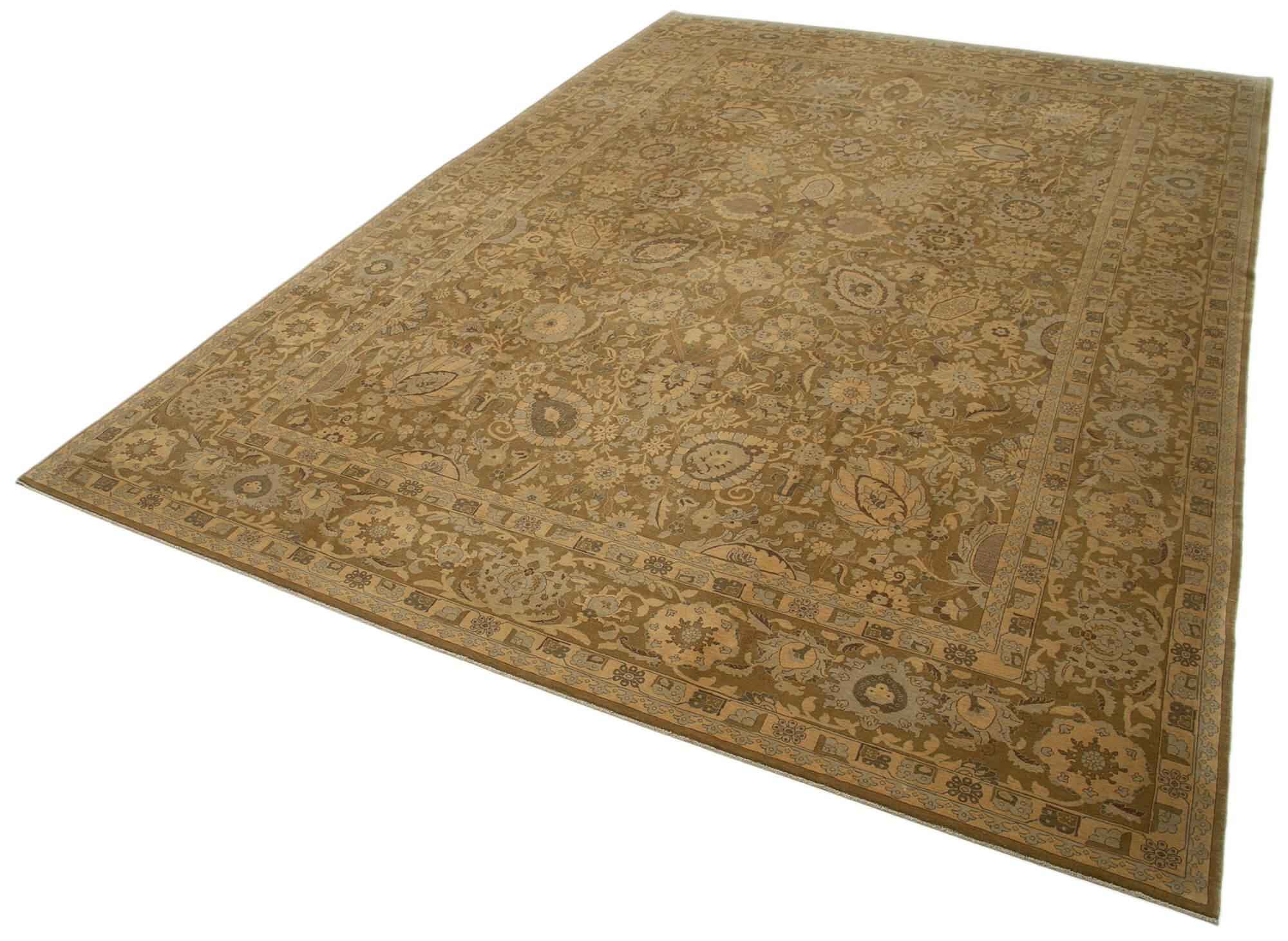 10 x 15 Brown Oushak Rug - 4239