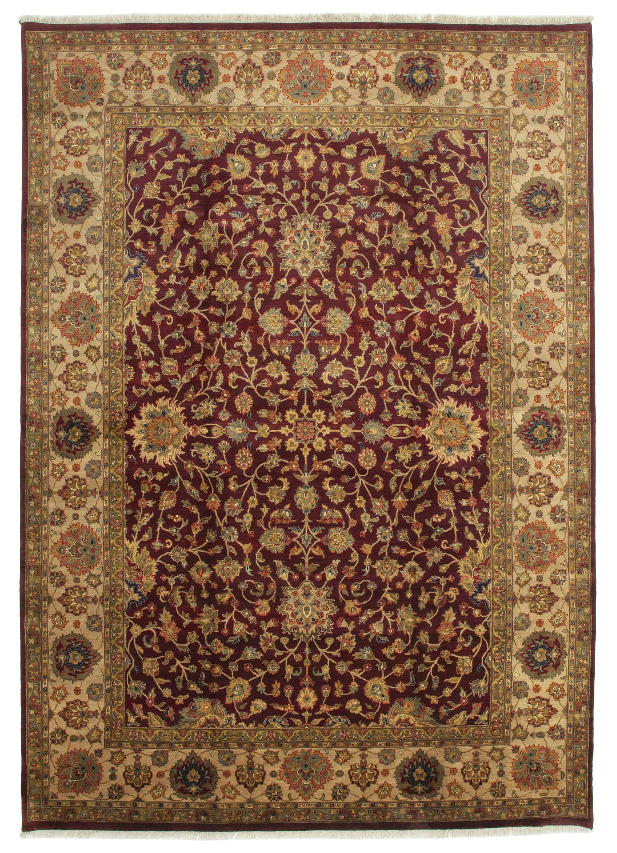 10 x 14 Red Oushak Rug - 4240