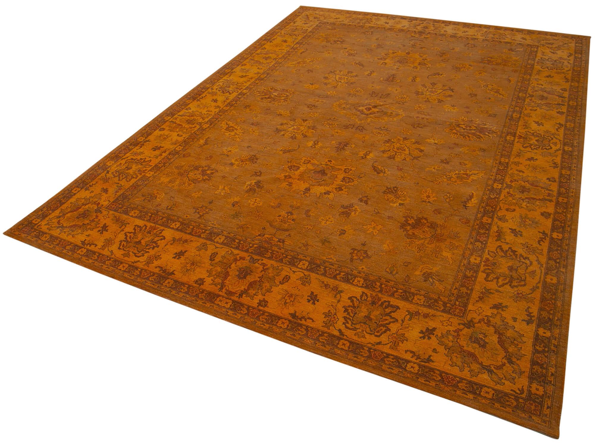 10 x 14 Orange Oushak Rug - 4241