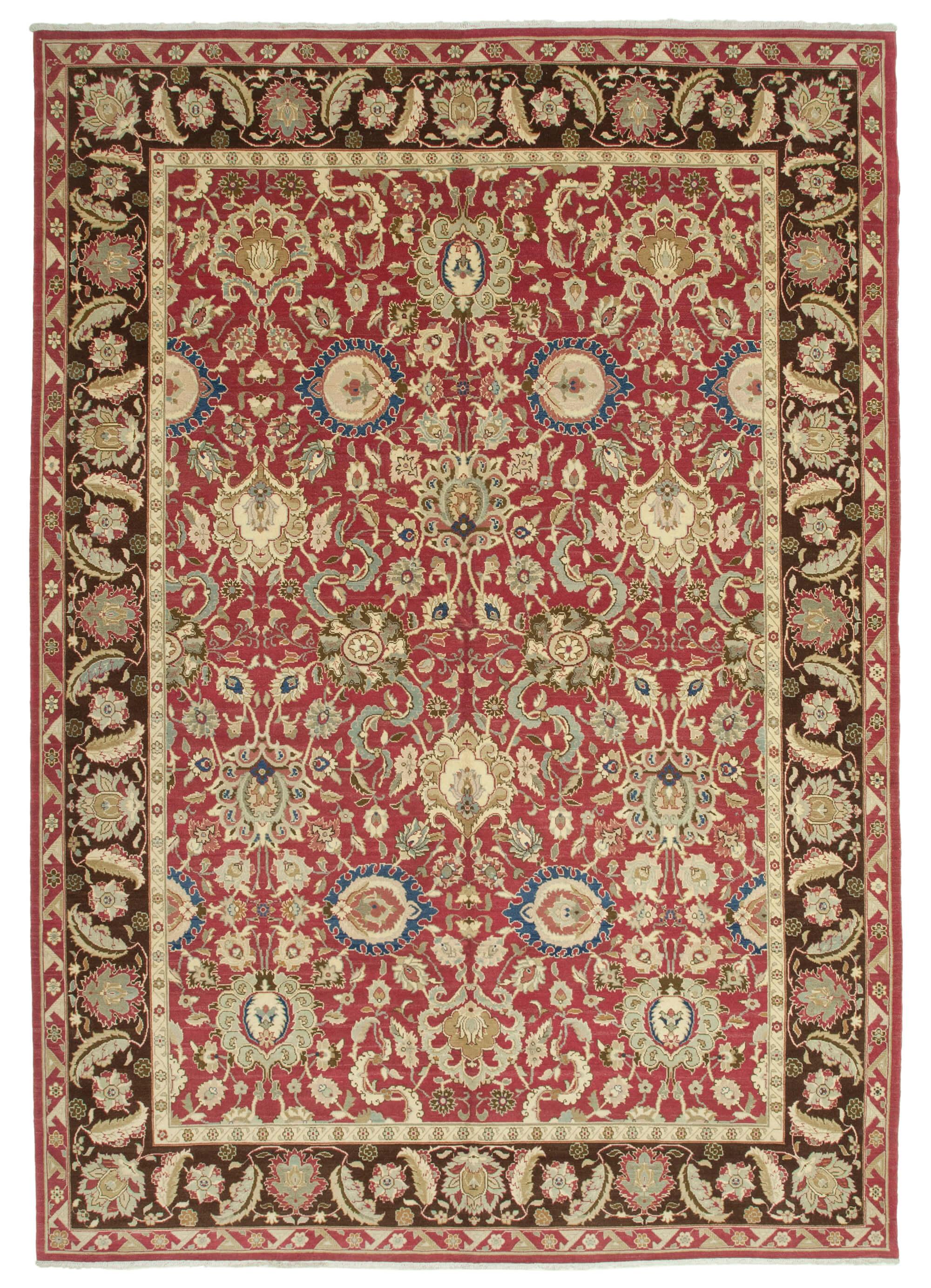 10 x 14 Red Oushak Rug - 4245