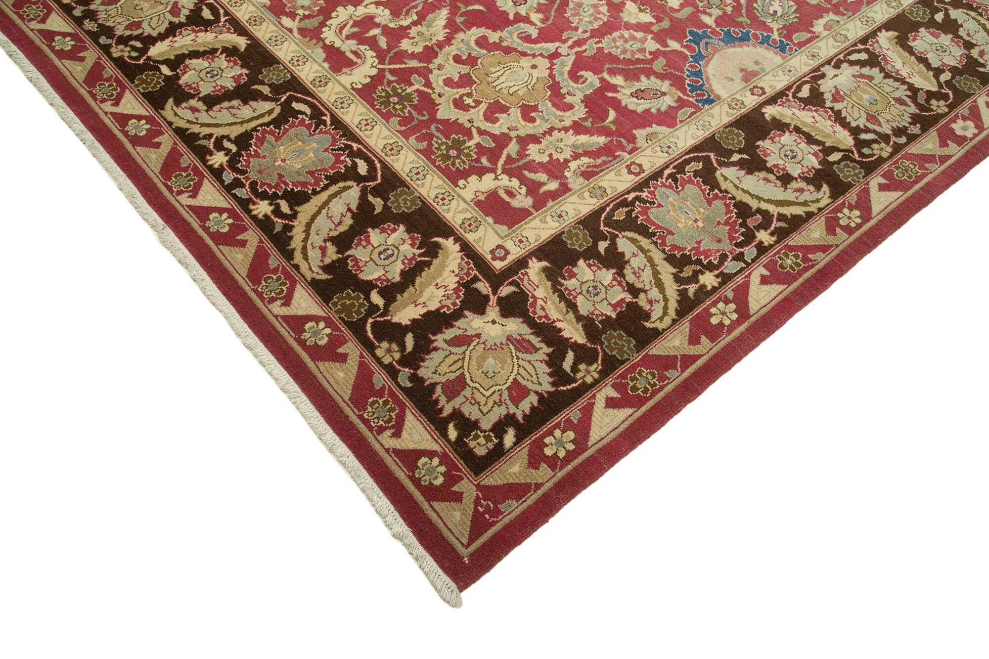 10 x 14 Red Oushak Rug - 4245