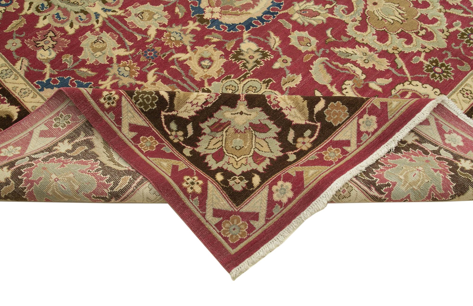 10 x 14 Red Oushak Rug - 4245