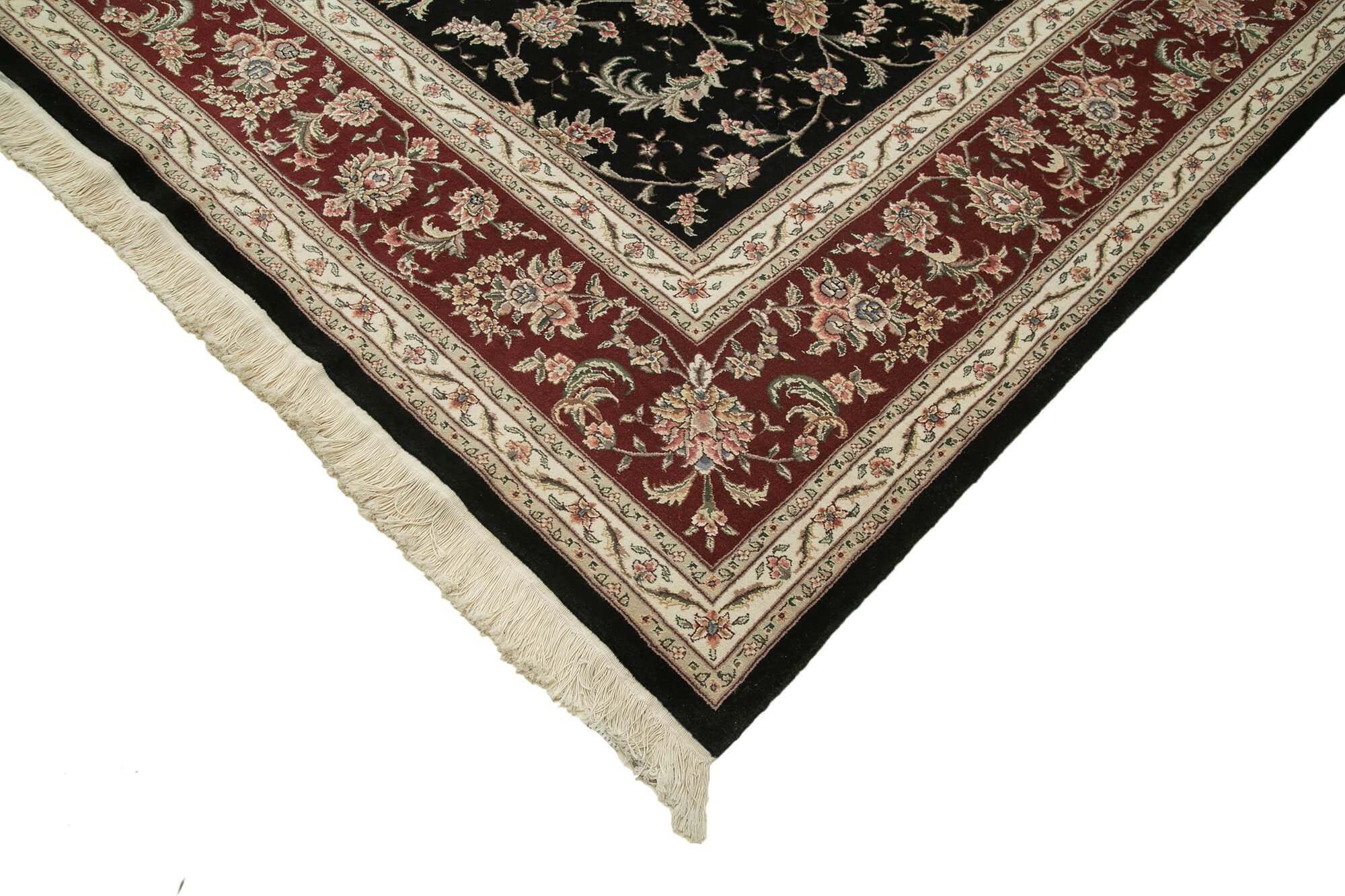 10 x 14 Black Oushak Rug - 4249