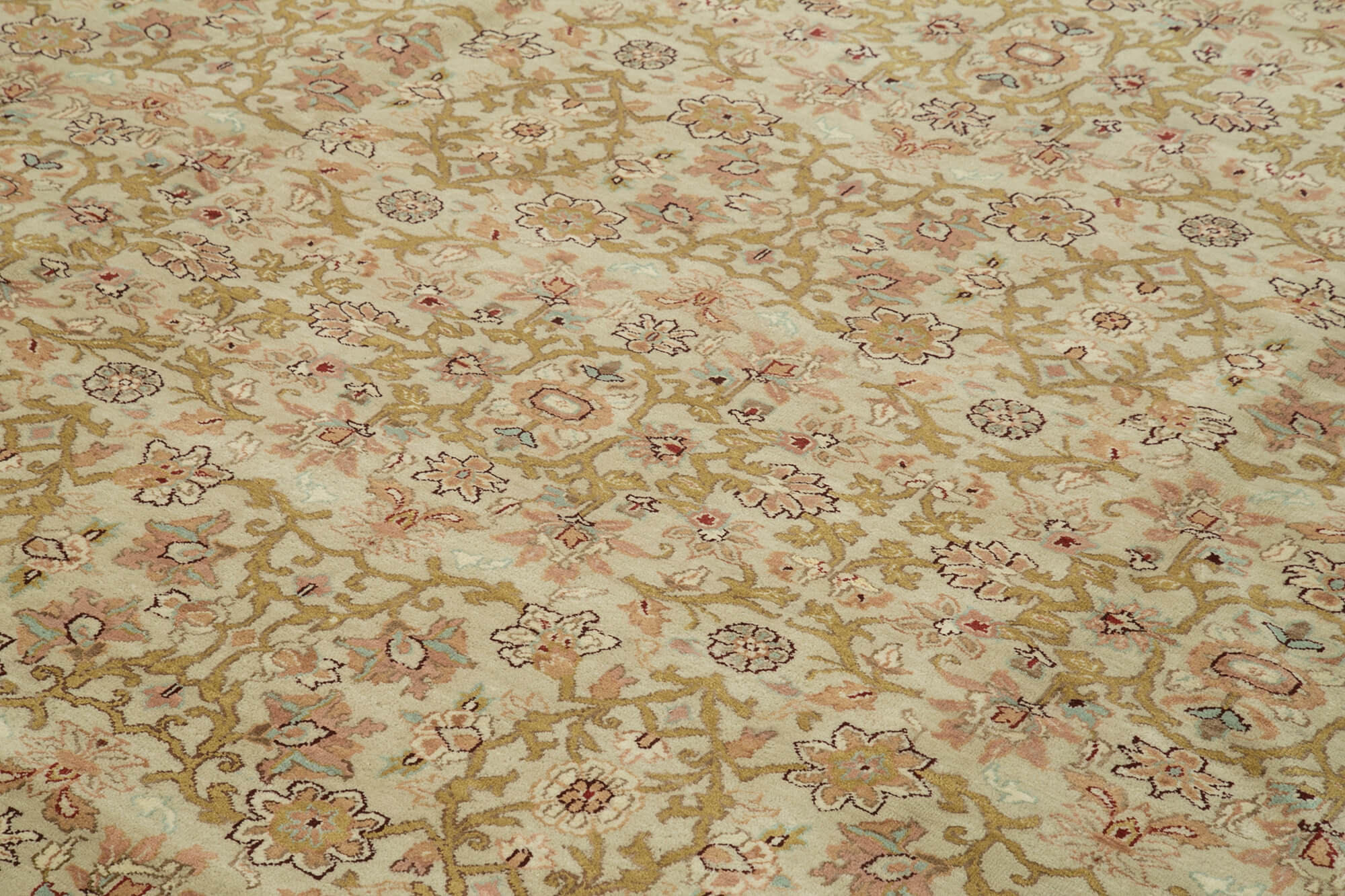 10 x 14 Beige Oushak Rug - 4254