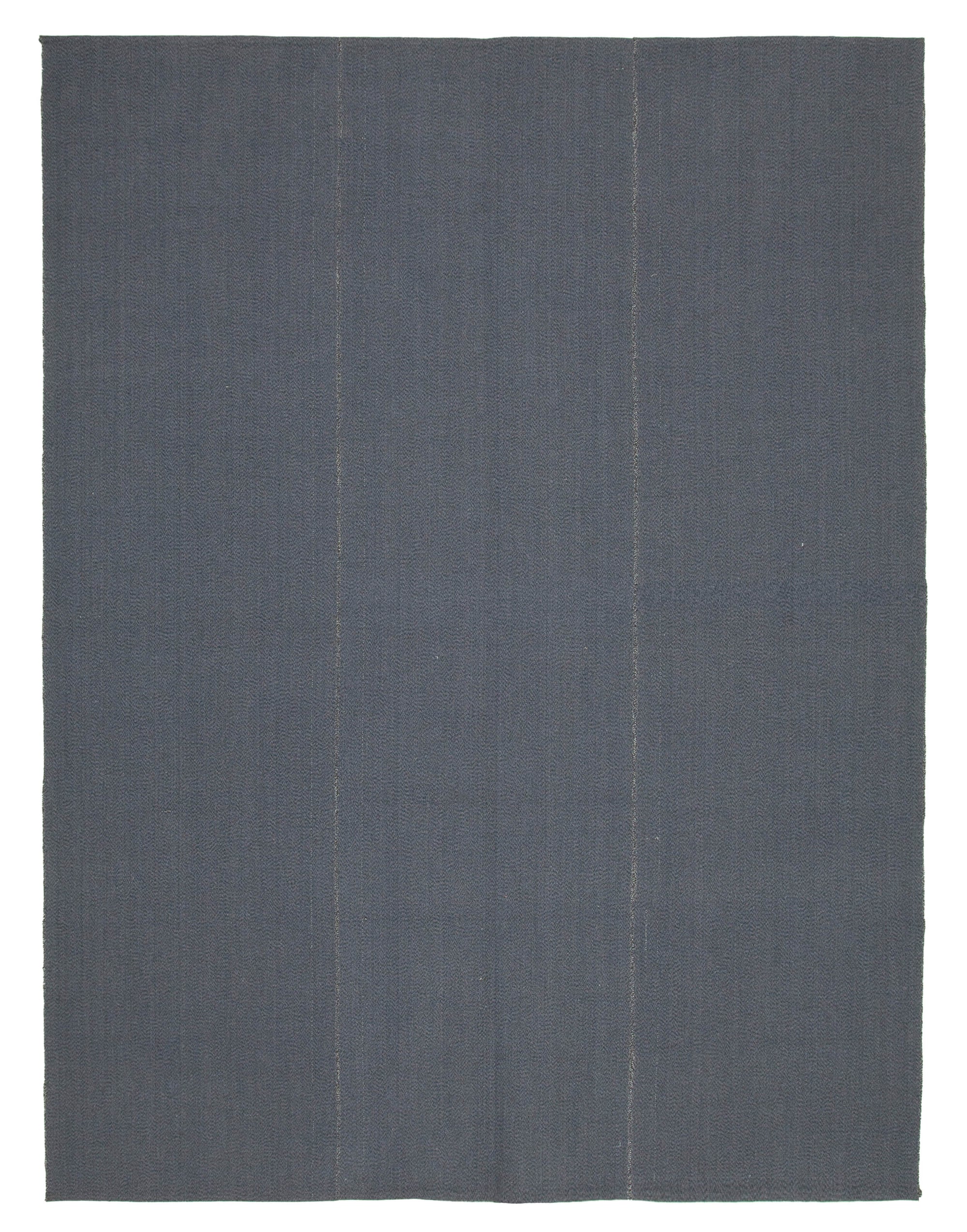 9 x 12 Grey Modern Kilim Rug - 4260