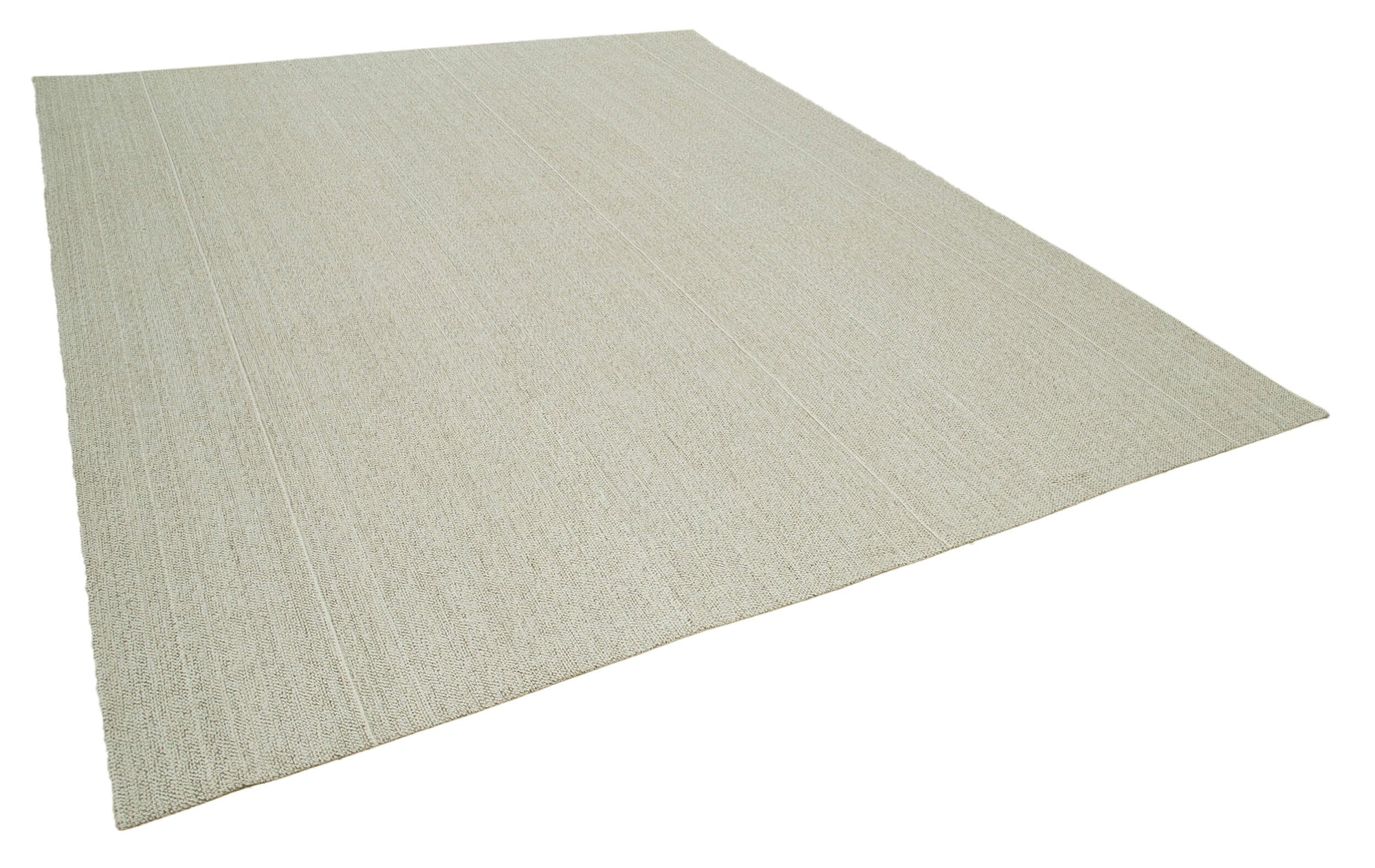 9 x 11 Beige Modern Kilim Rug - 4274