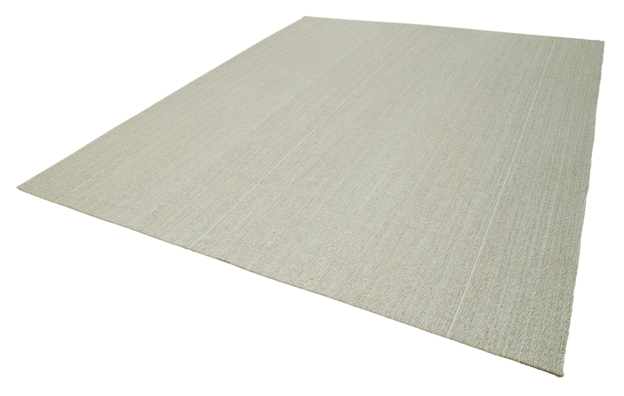 9 x 11 Beige Modern Kilim Rug - 4274