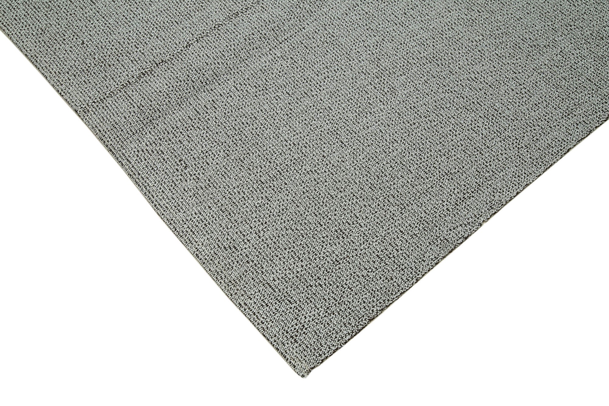 11 x 13 Grey Modern Kilim Rug - 4281