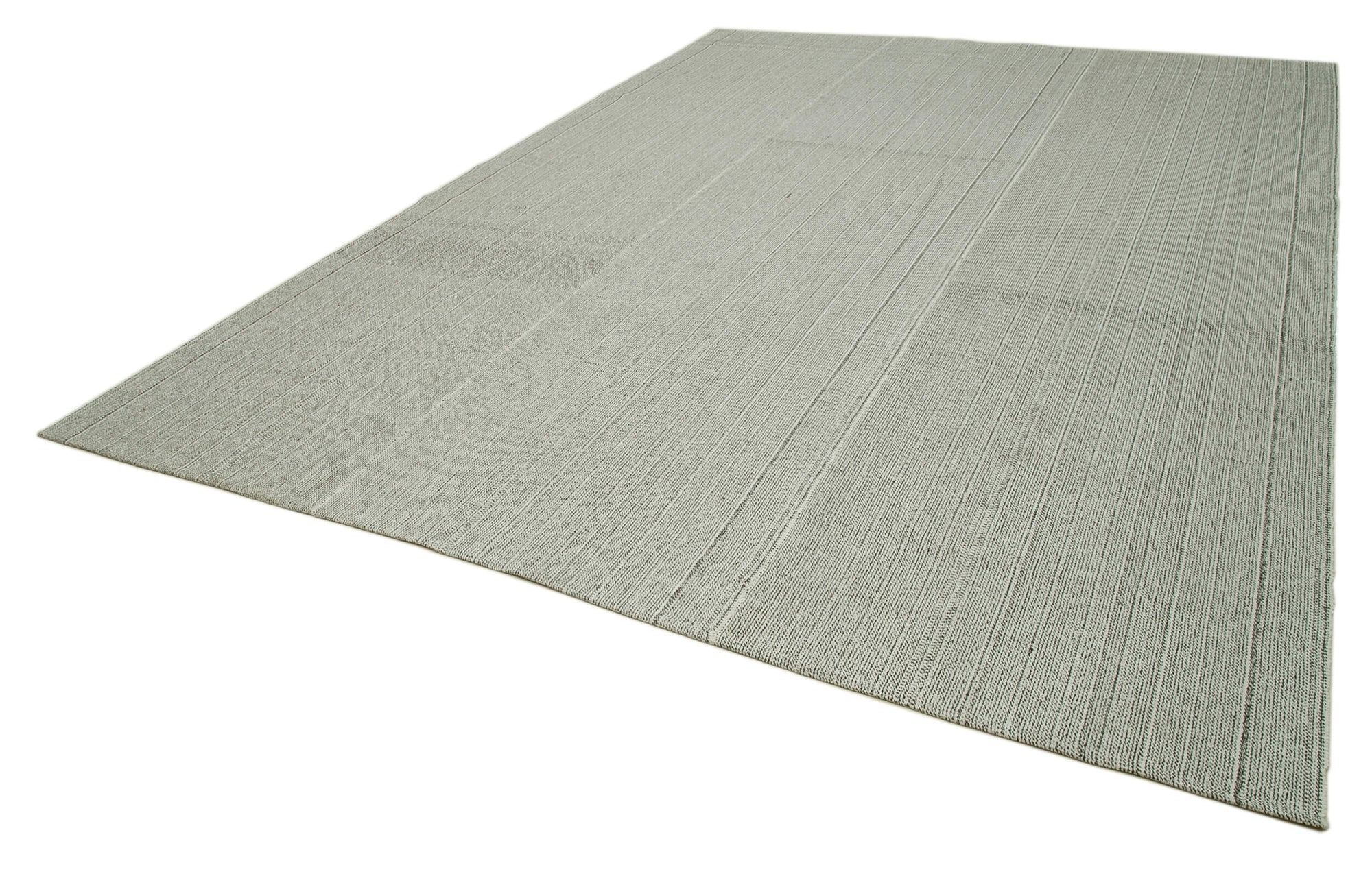 10 x 14 Grey Modern Kilim Rug - 4282