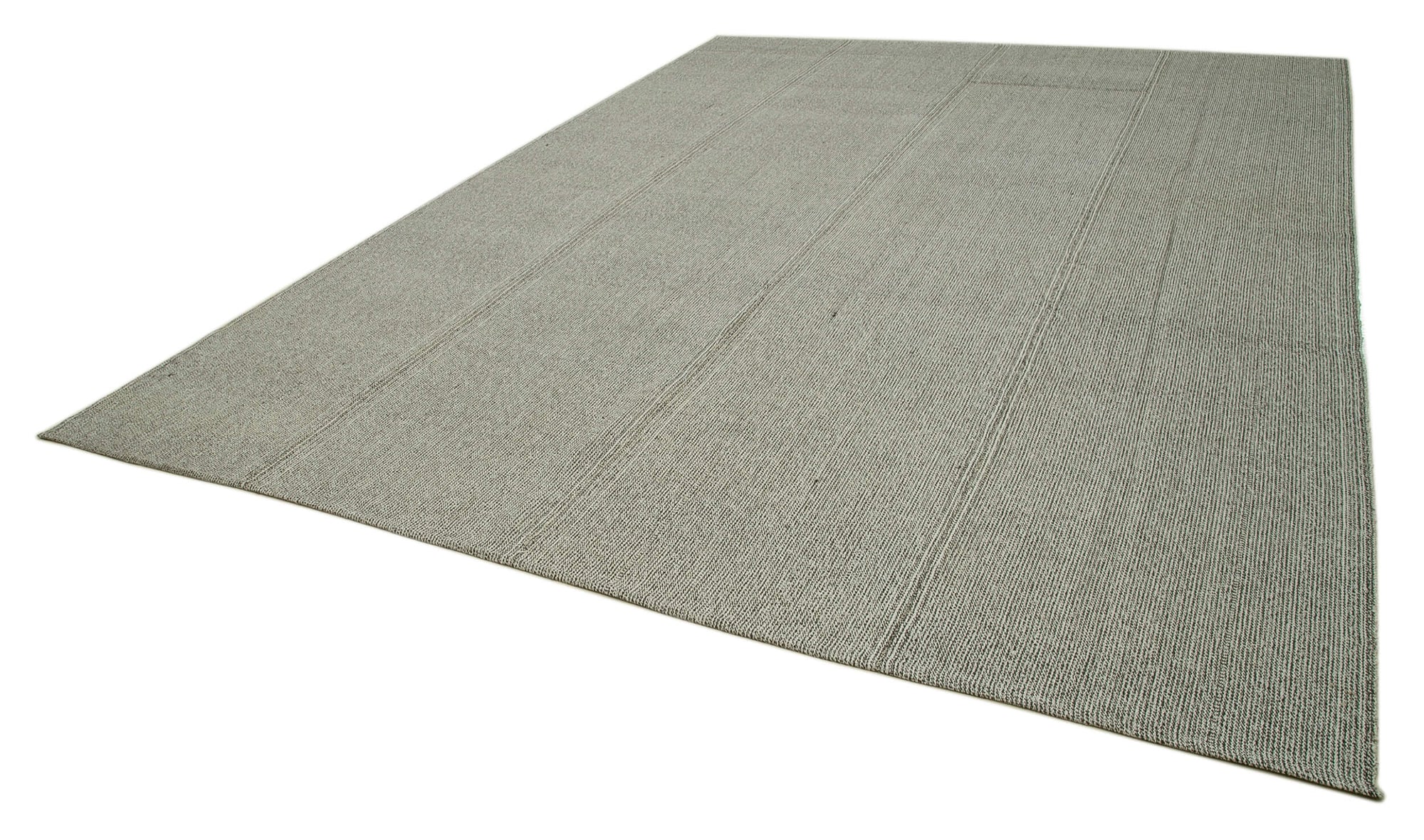 10 x 14 Grey Modern Kilim Rug - 4283