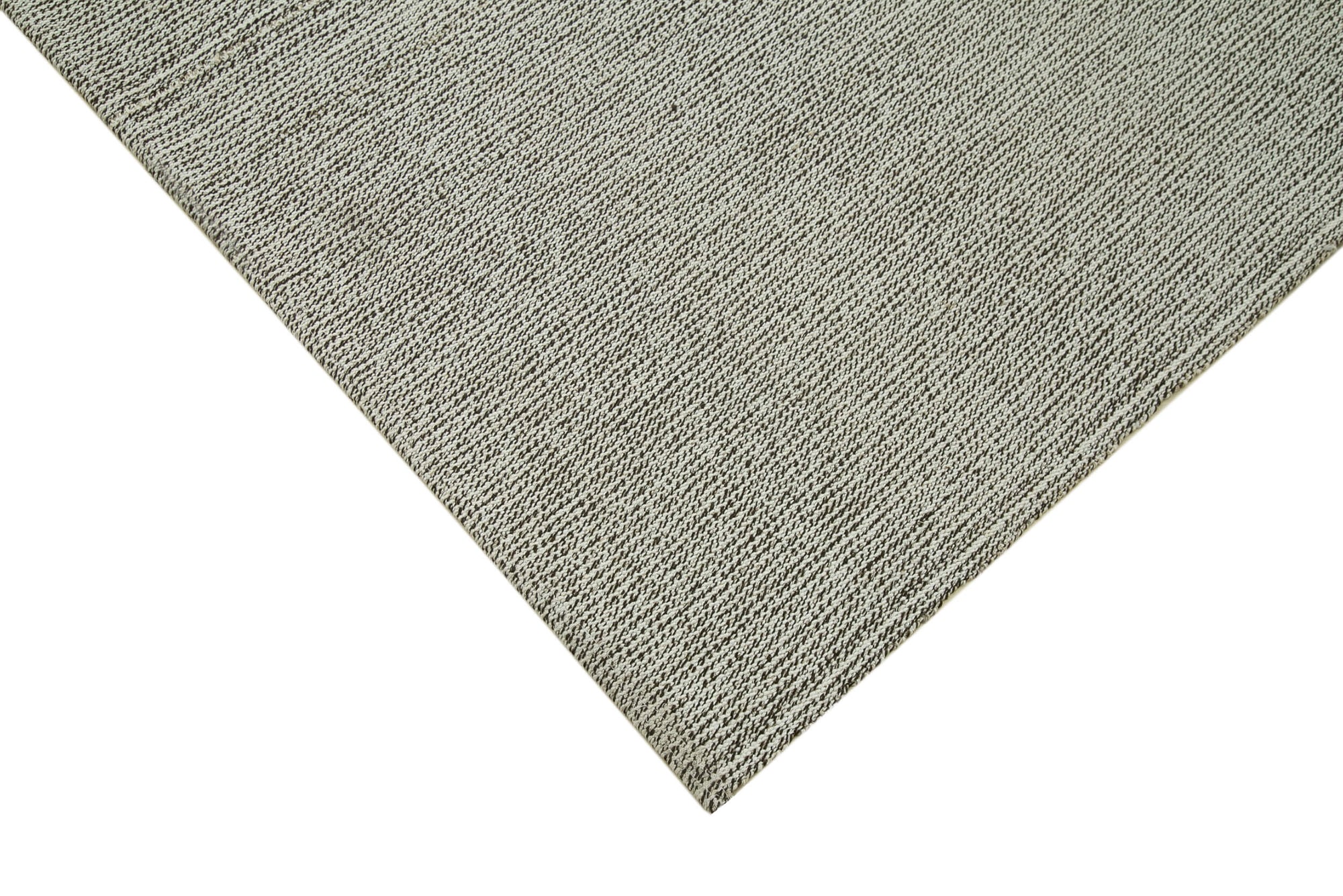 8 x 12 Grey Modern Kilim Rug - 4286