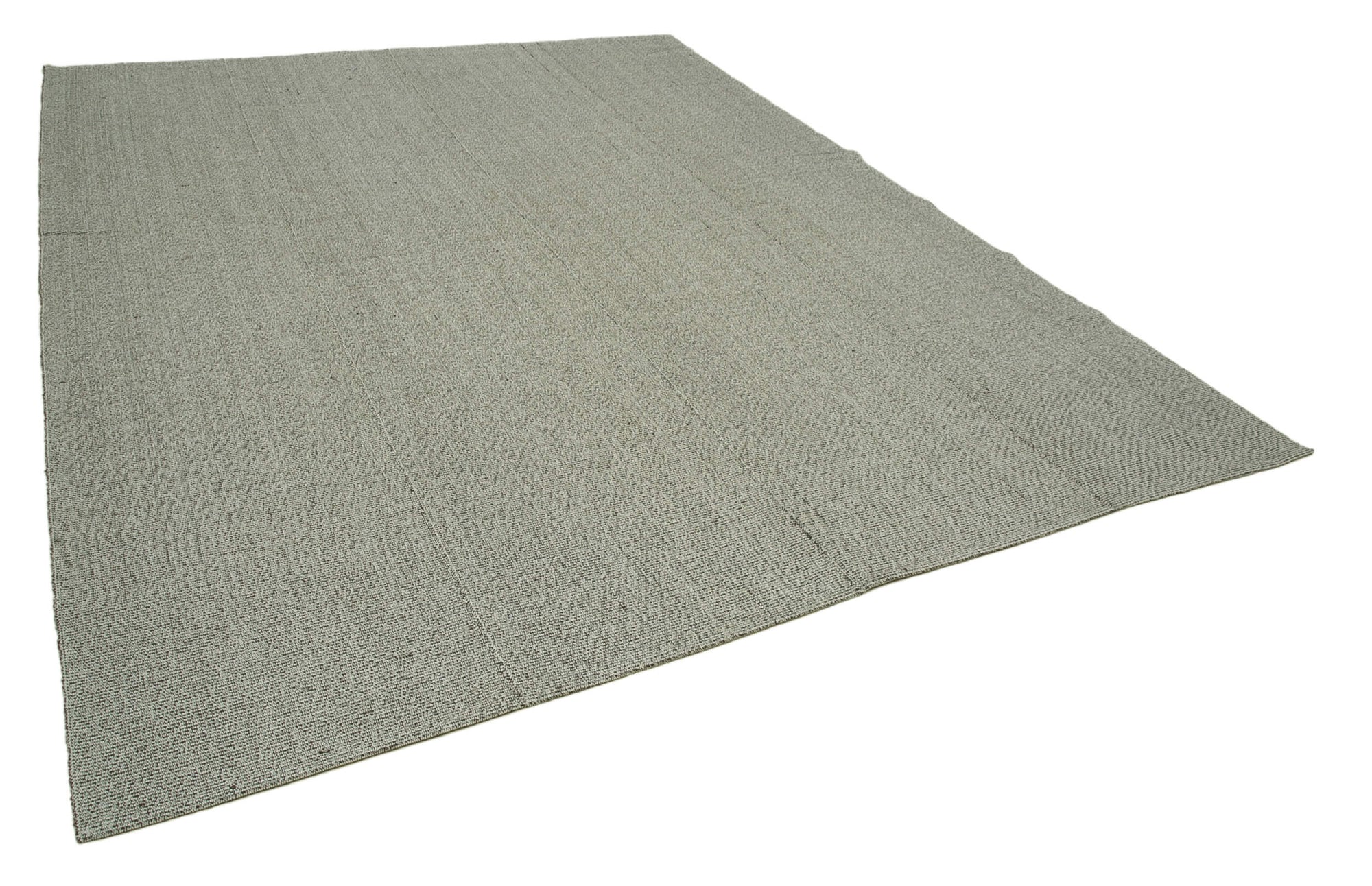 8 x 12 Grey Modern Kilim Rug - 4287