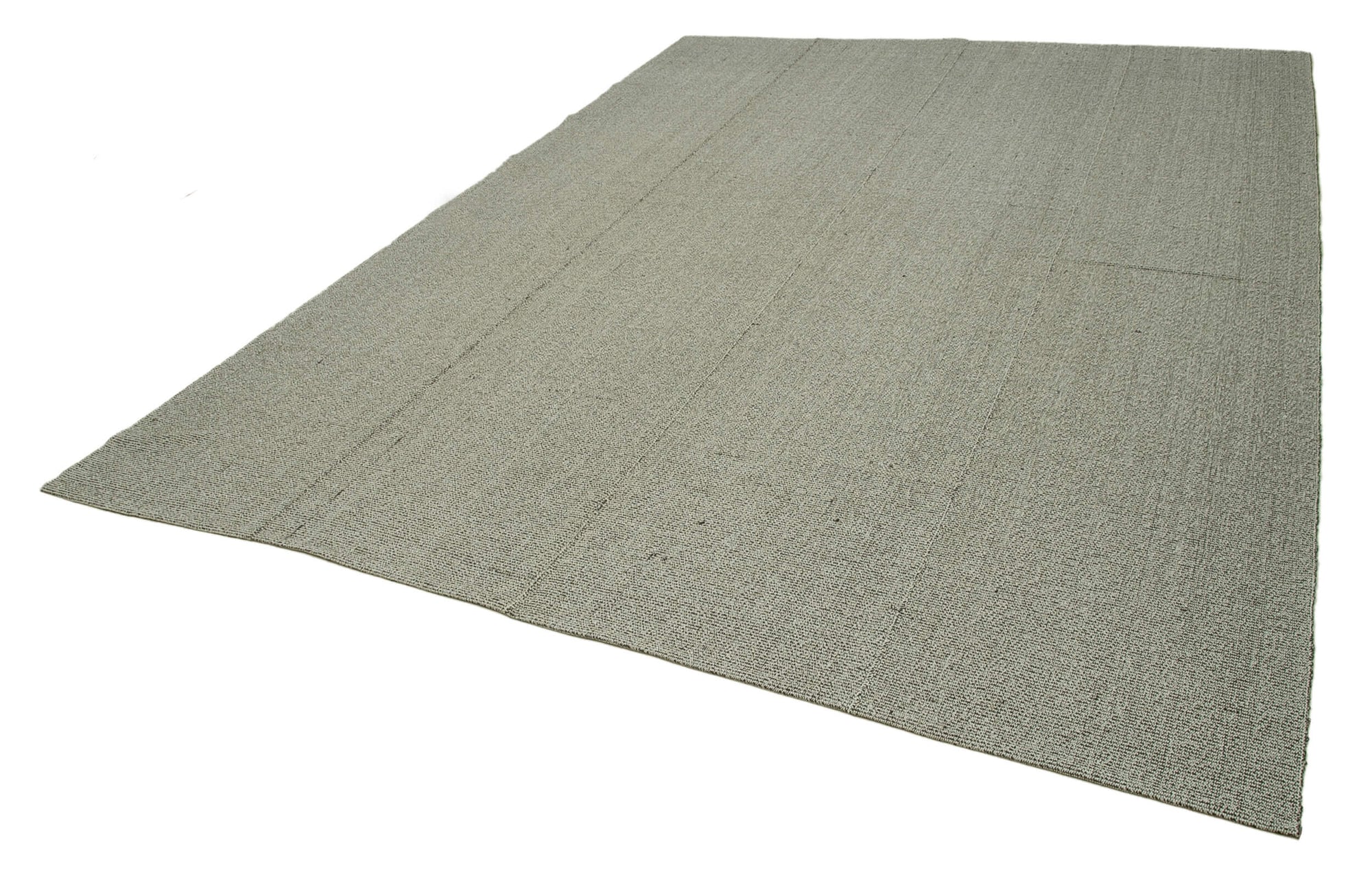 8 x 12 Grey Modern Kilim Rug - 4287